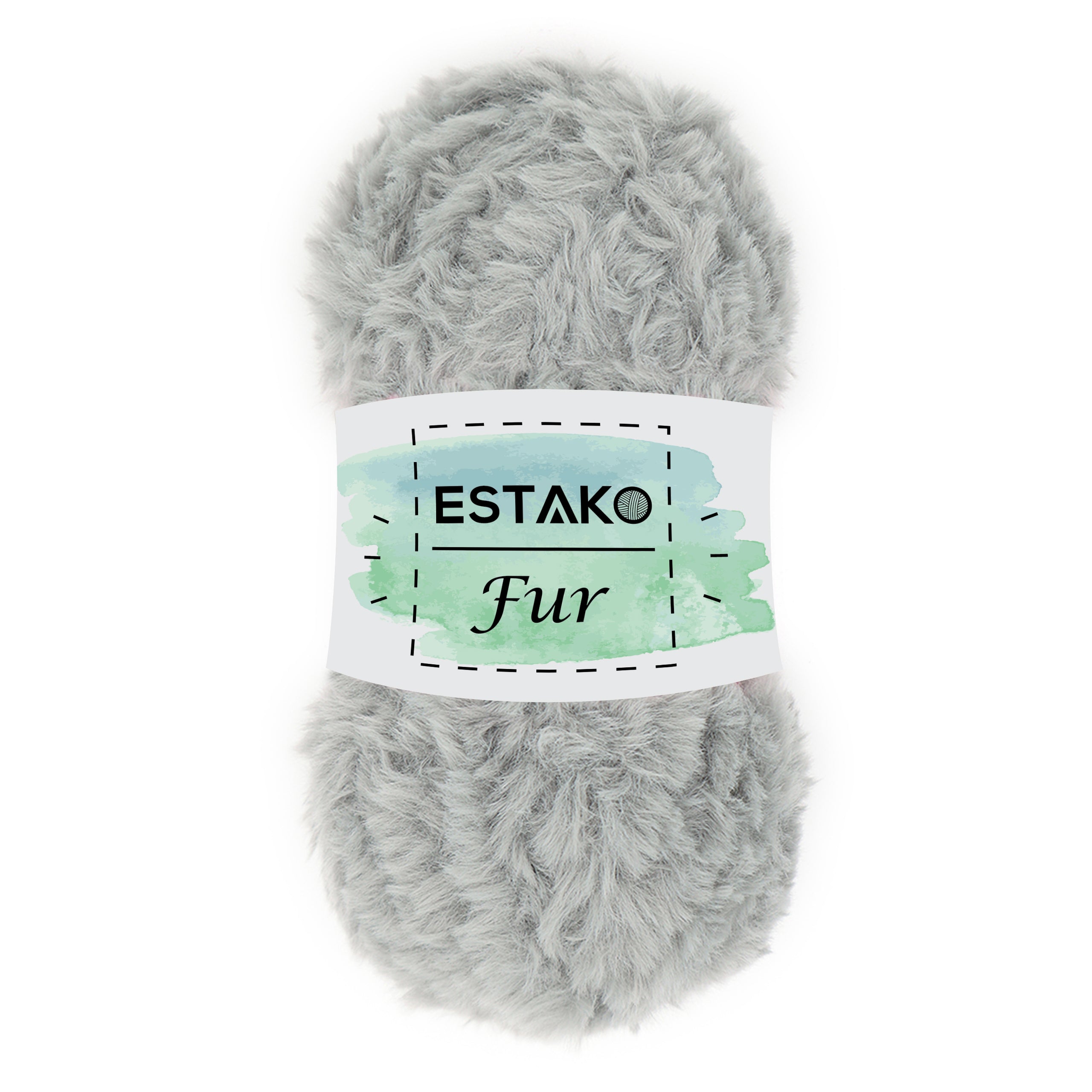 Fur 49128 - Light Grey yarn — Estako Yarns