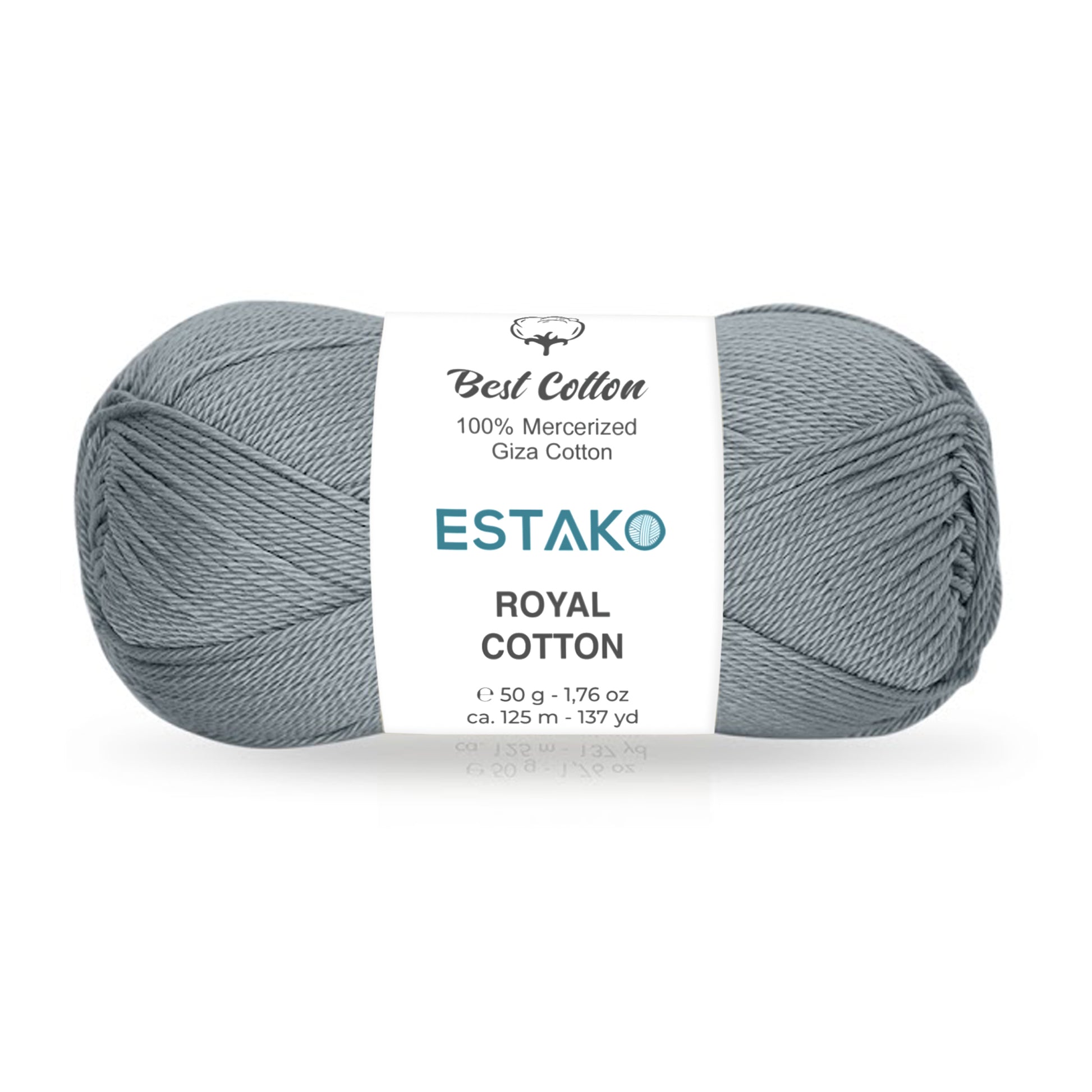 Royal Cotton 5054 - Grey yarn — Estako Yarns
