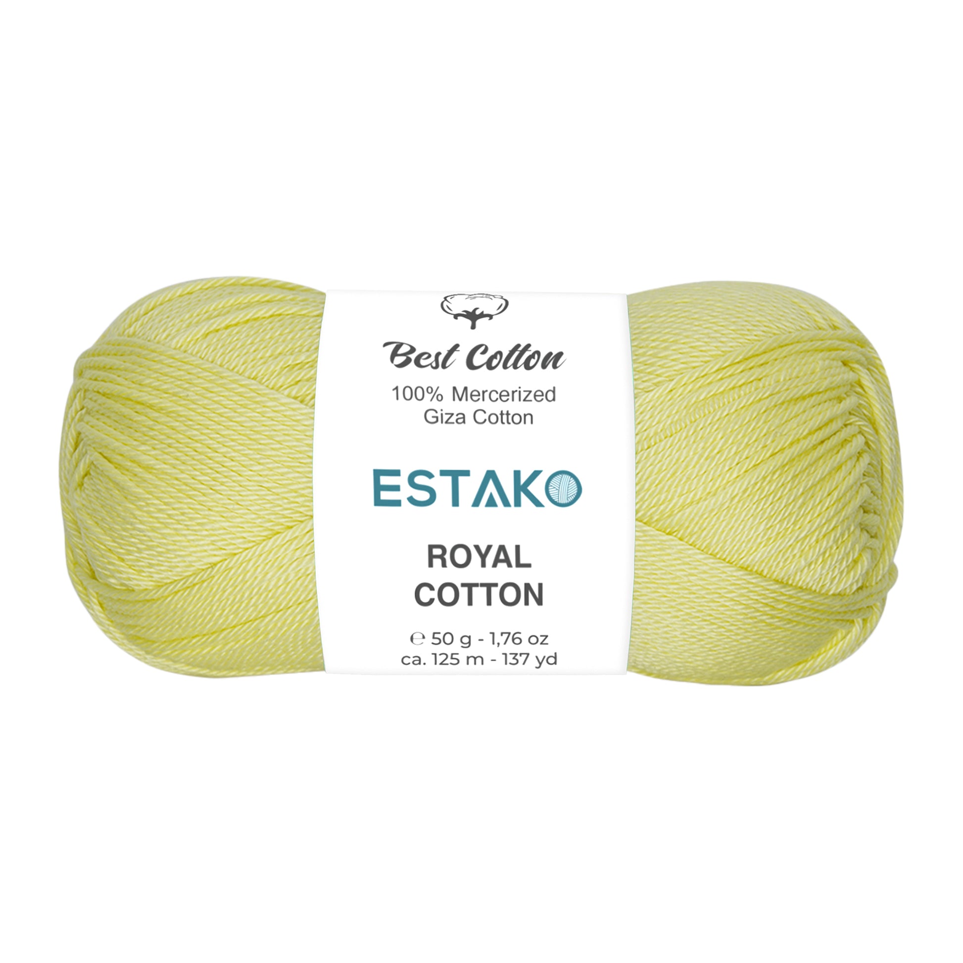 Royal Cotton 5059 - Light Yellow yarn — Estako Yarns