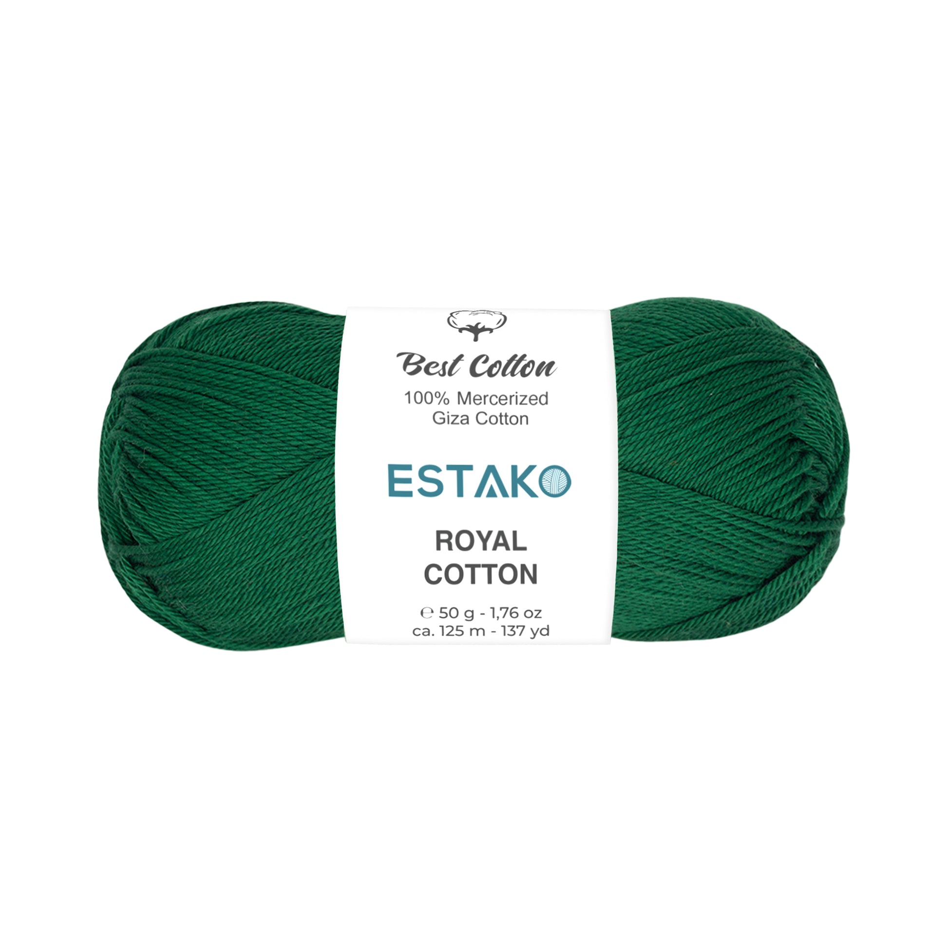 Royal Cotton 5061 - Dark Green yarn — Estako Yarns