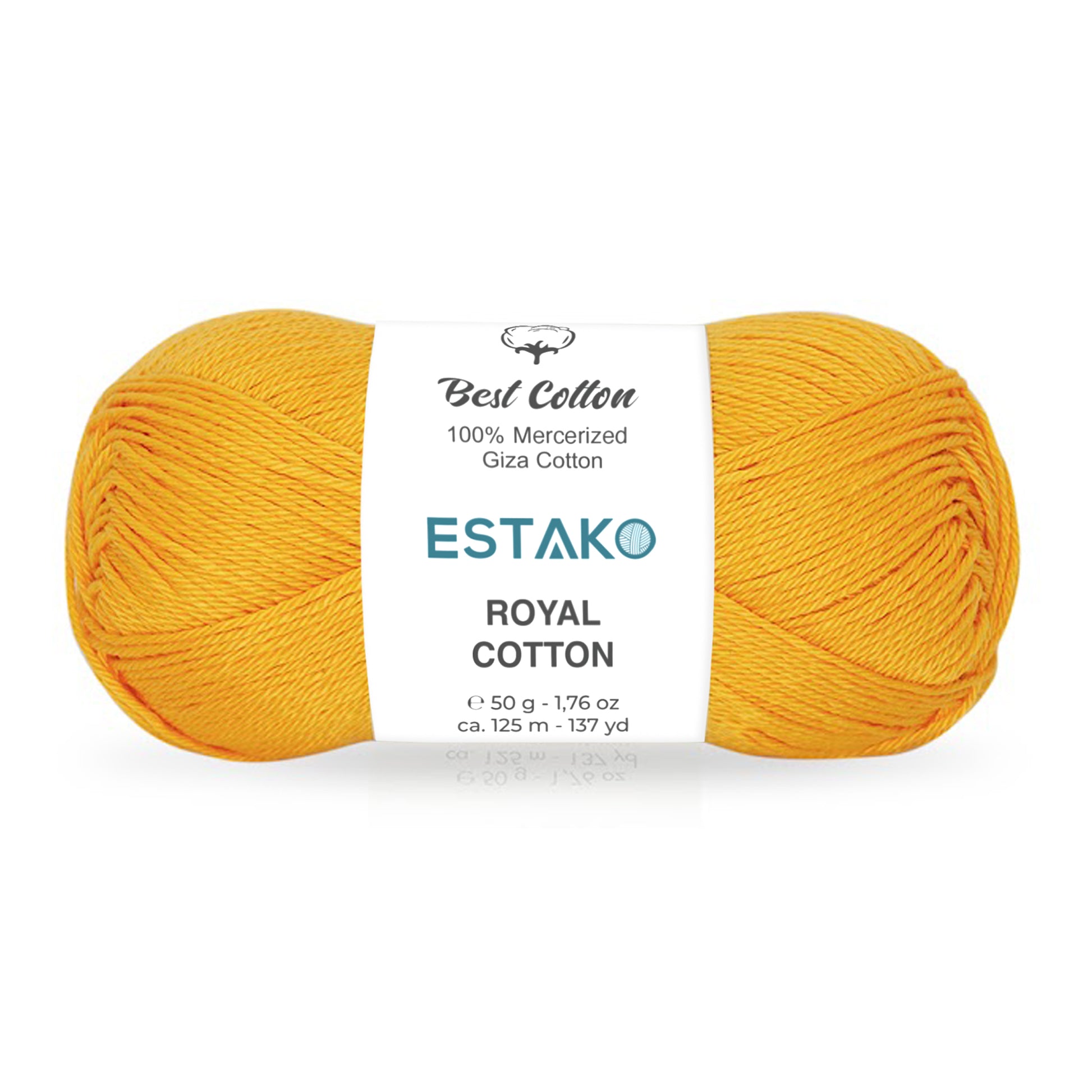Royal Cotton 5064 - Dark Yellow yarn — Estako Yarns