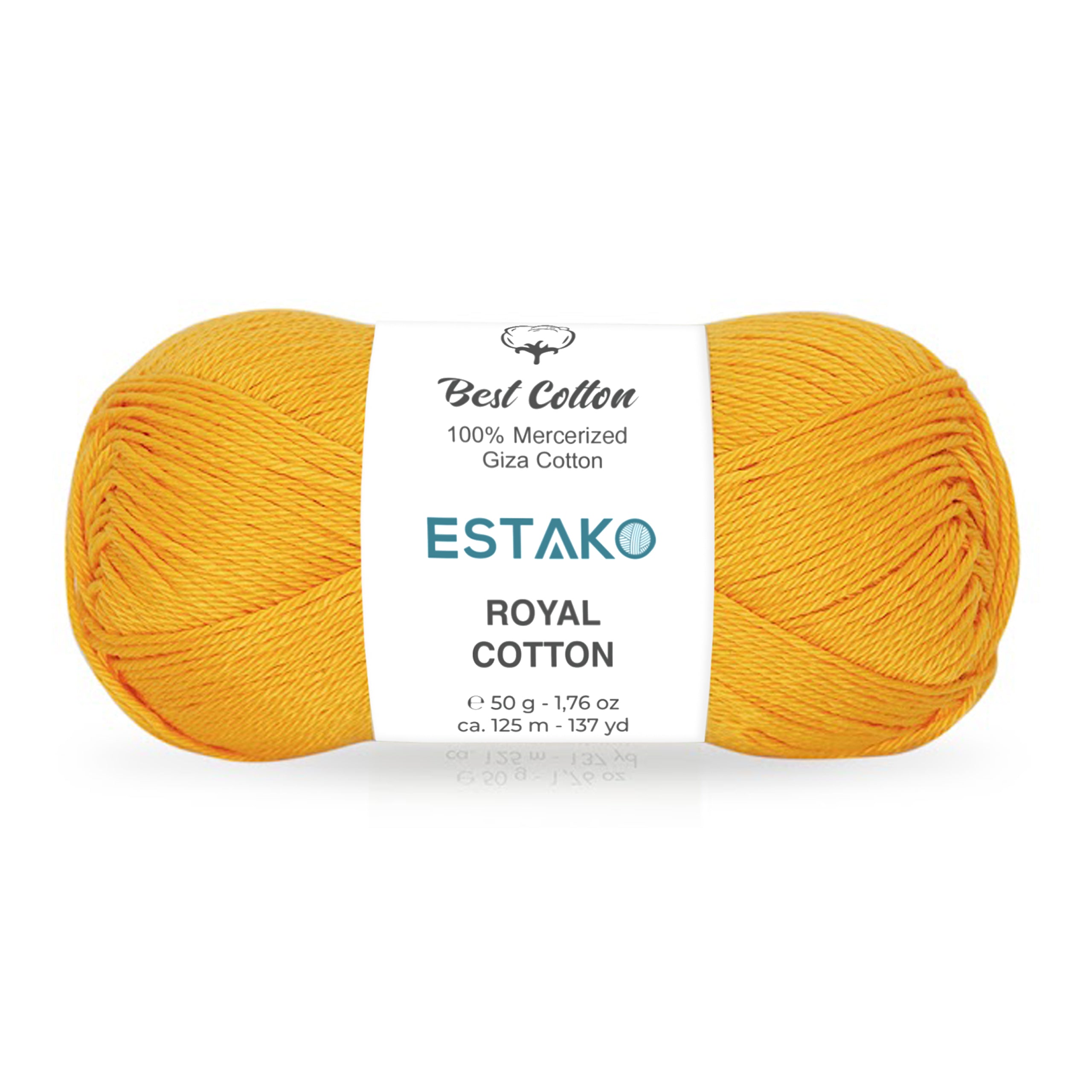 Royal Cotton 5064 - Dark Yellow yarn — Estako Yarns