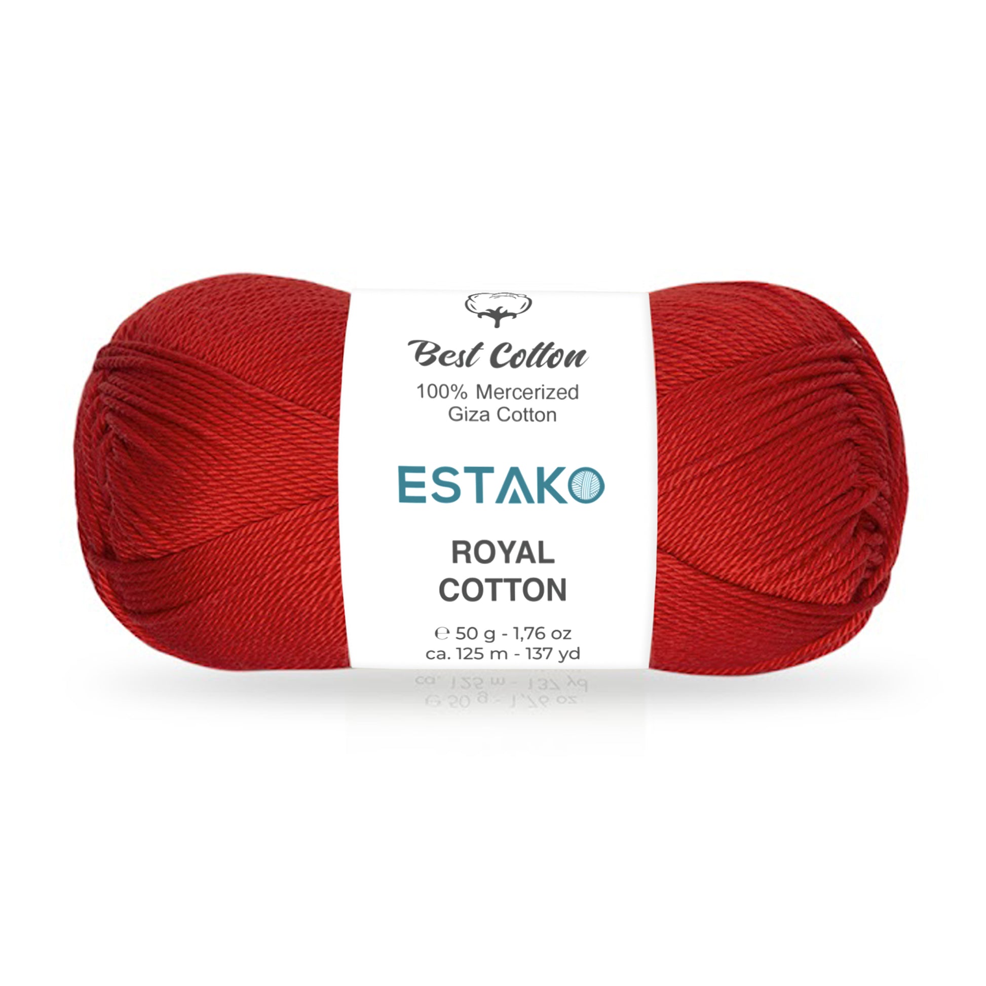 Royal Cotton 5066 - Red yarn — Estako Yarns
