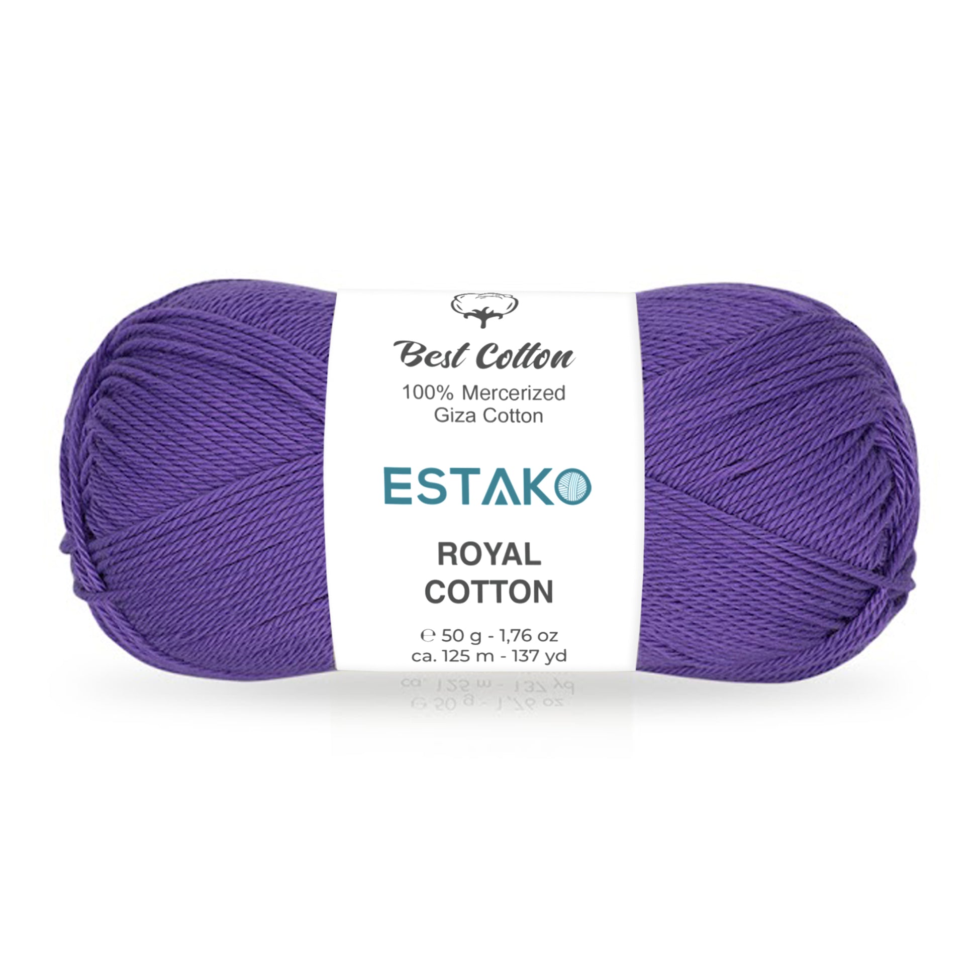 Royal Cotton 5068 - Purple yarn — Estako Yarns