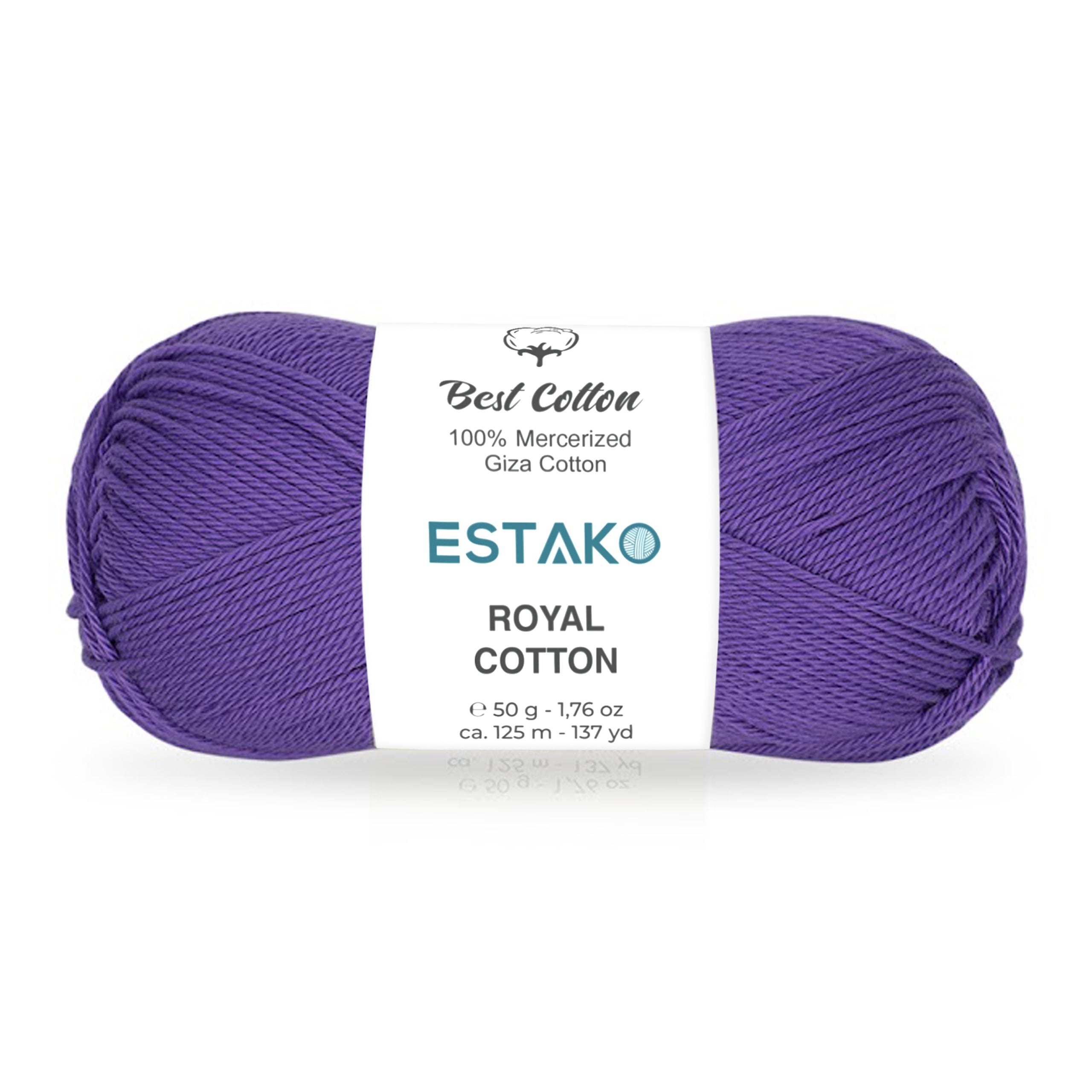 Royal Cotton 5068 - Purple yarn — Estako Yarns