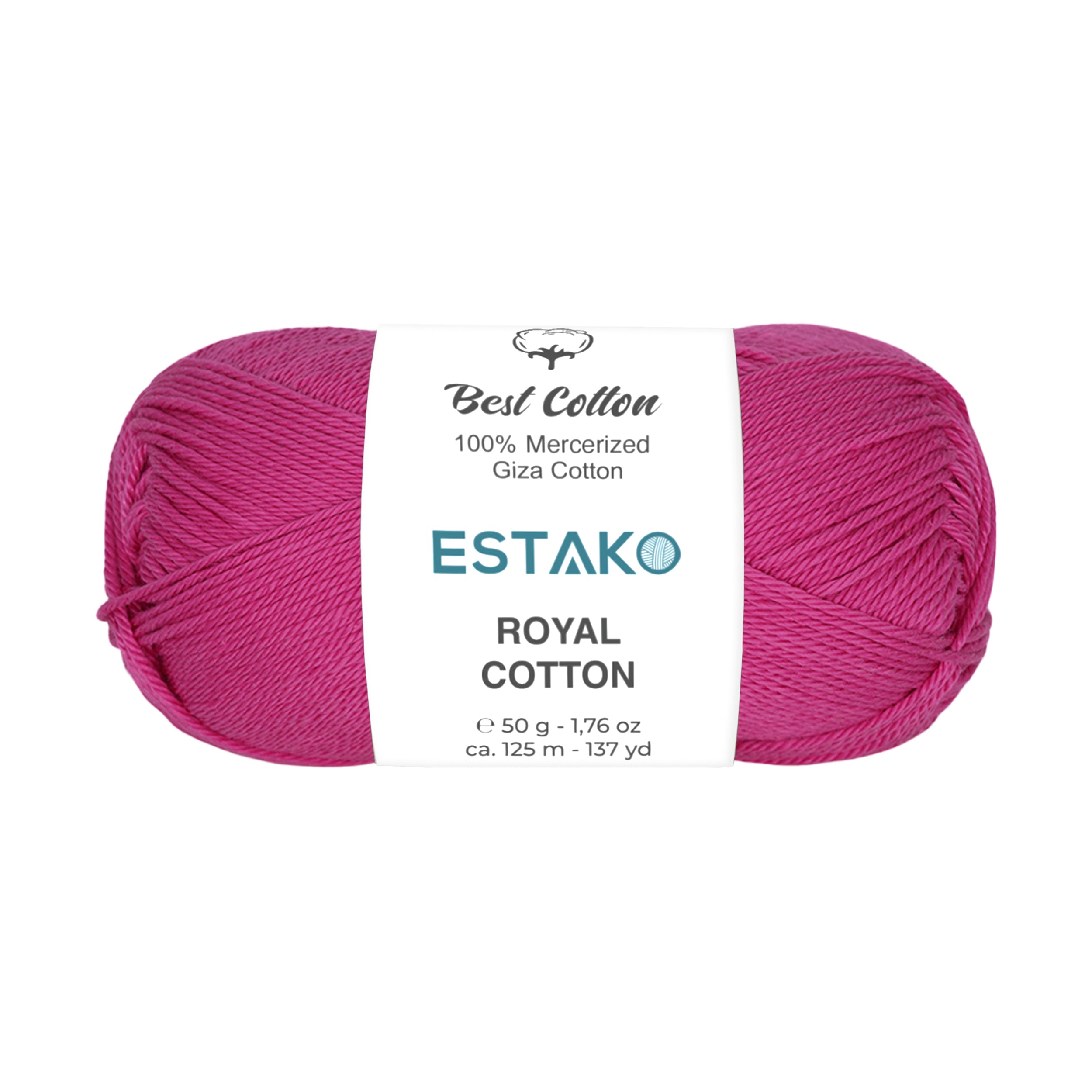 Royal Cotton 5069 - Fuchsia yarn — Estako Yarns