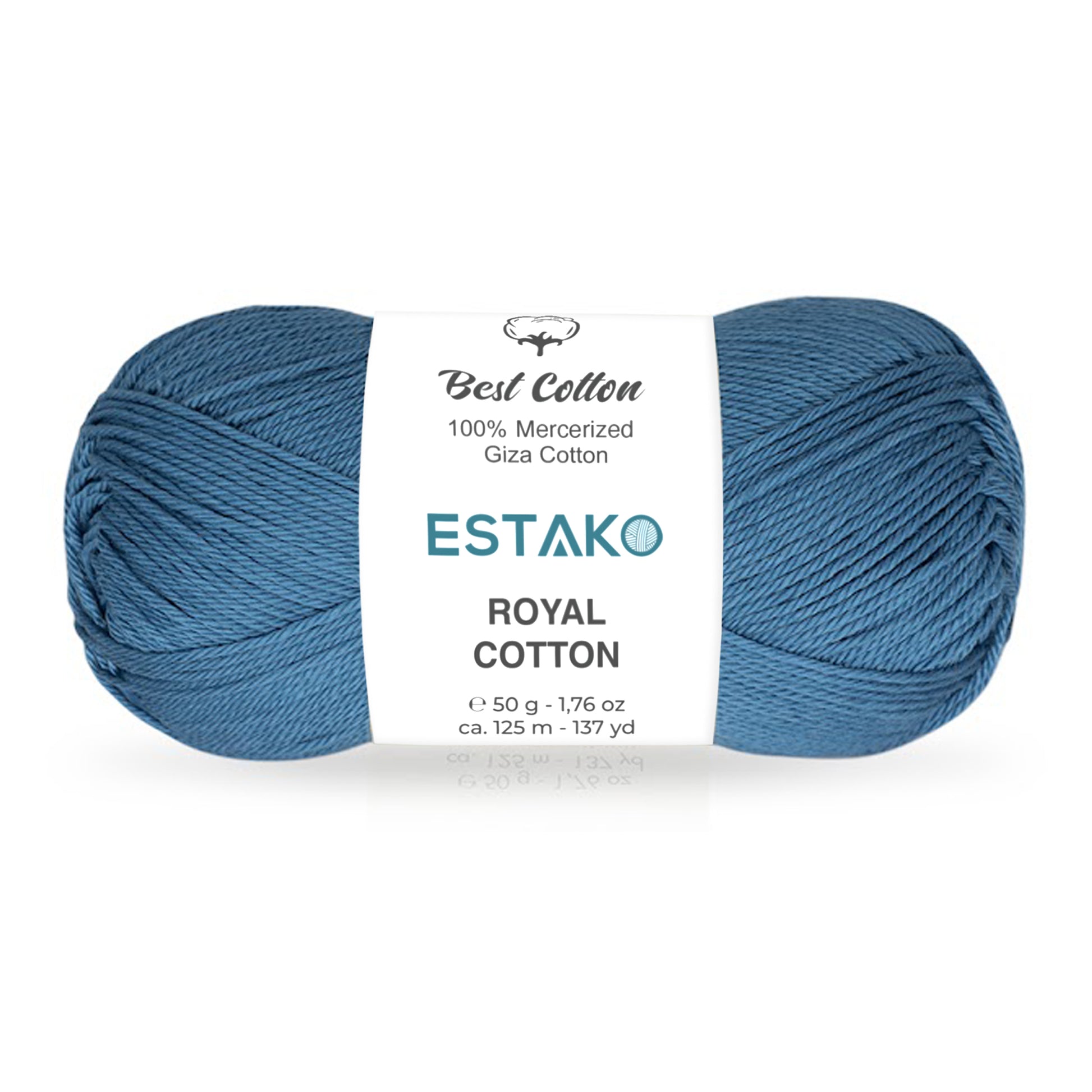 Royal Cotton 5079 - Denim Blue yarn — Estako Yarns