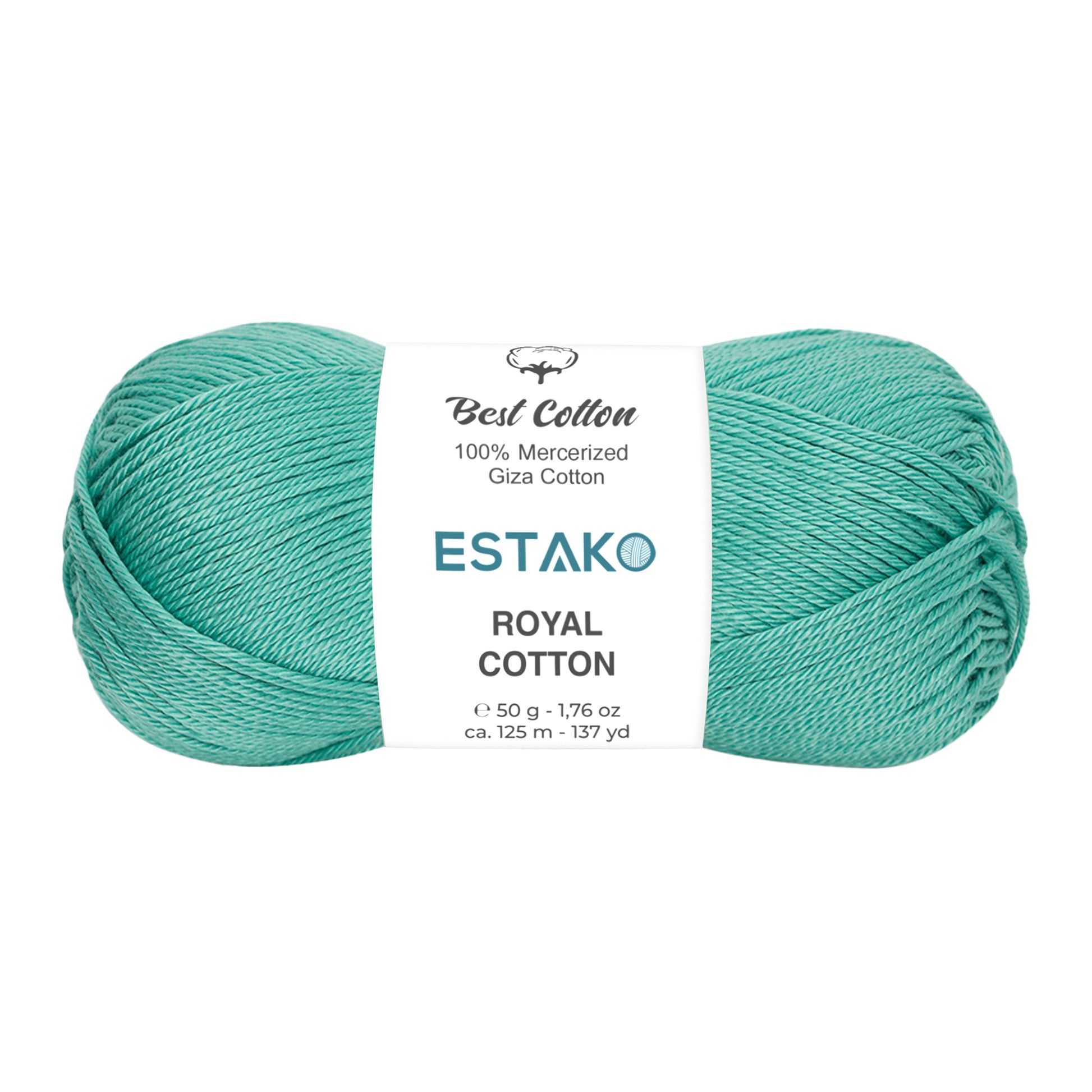 Royal Cotton 5081 - Cyan yarn — Estako Yarns