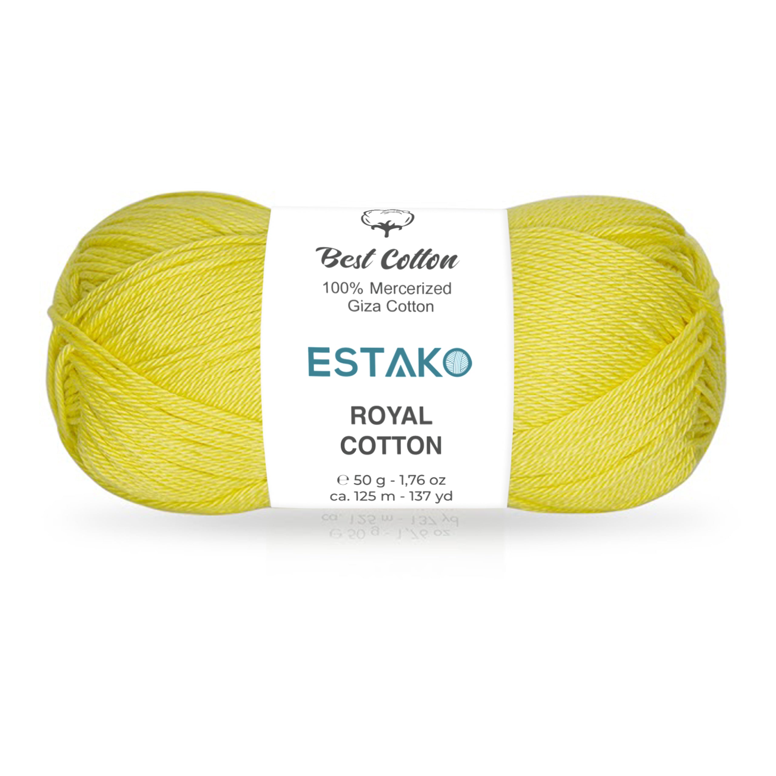 Royal Cotton 5083 - Yellow yarn — Estako Yarns