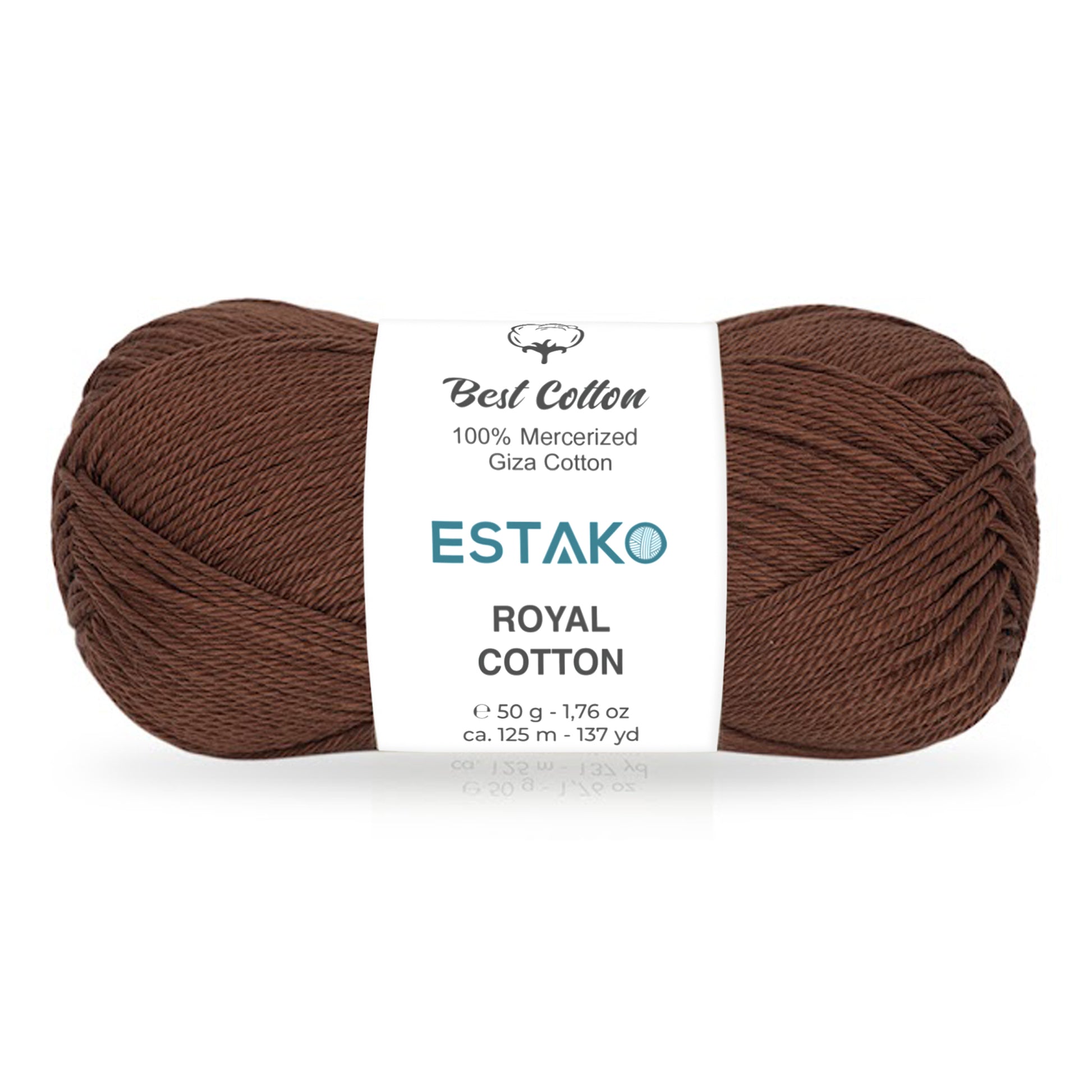 Royal Cotton 5085 - Brown yarn — Estako Yarns
