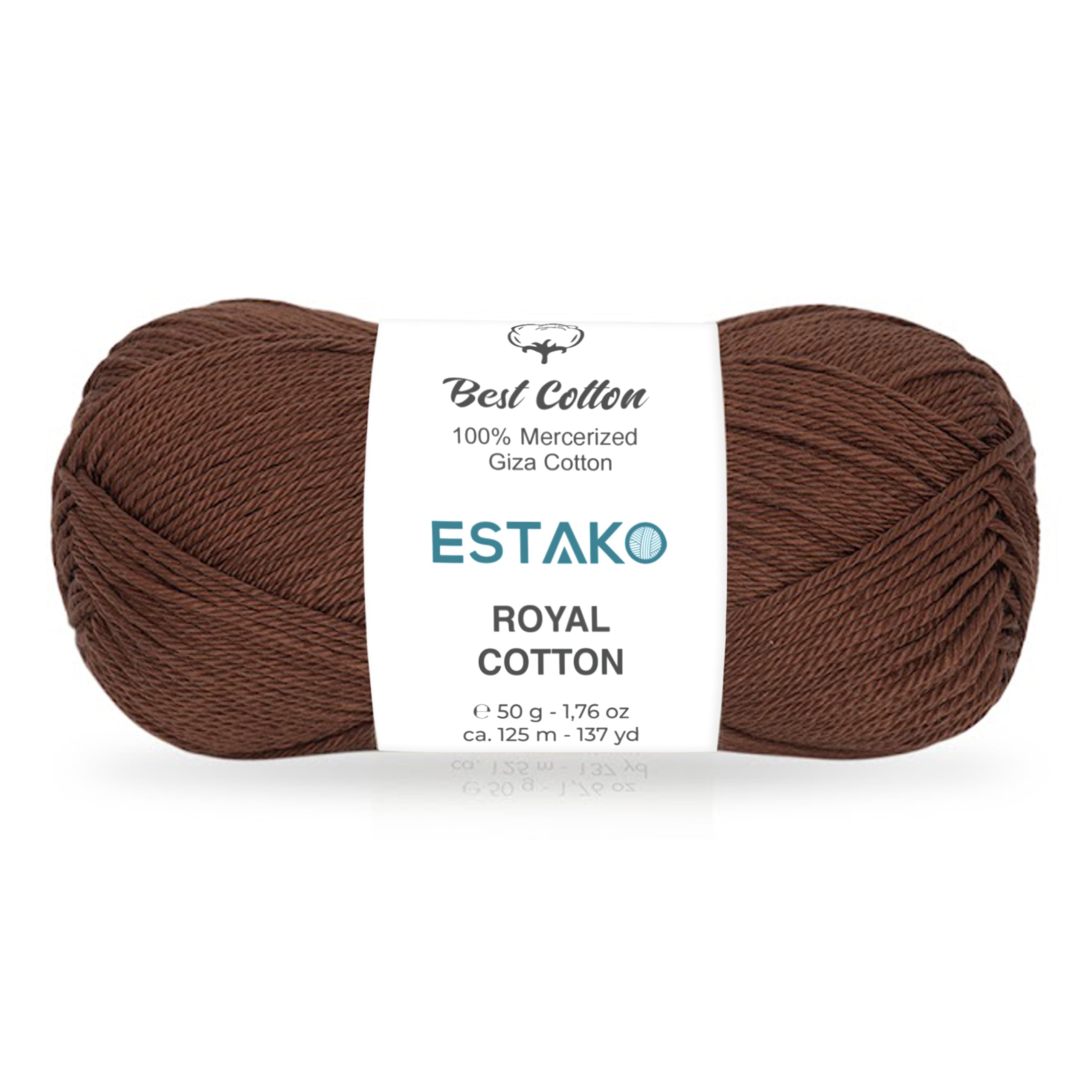 Royal Cotton 5085 - Brown yarn — Estako Yarns
