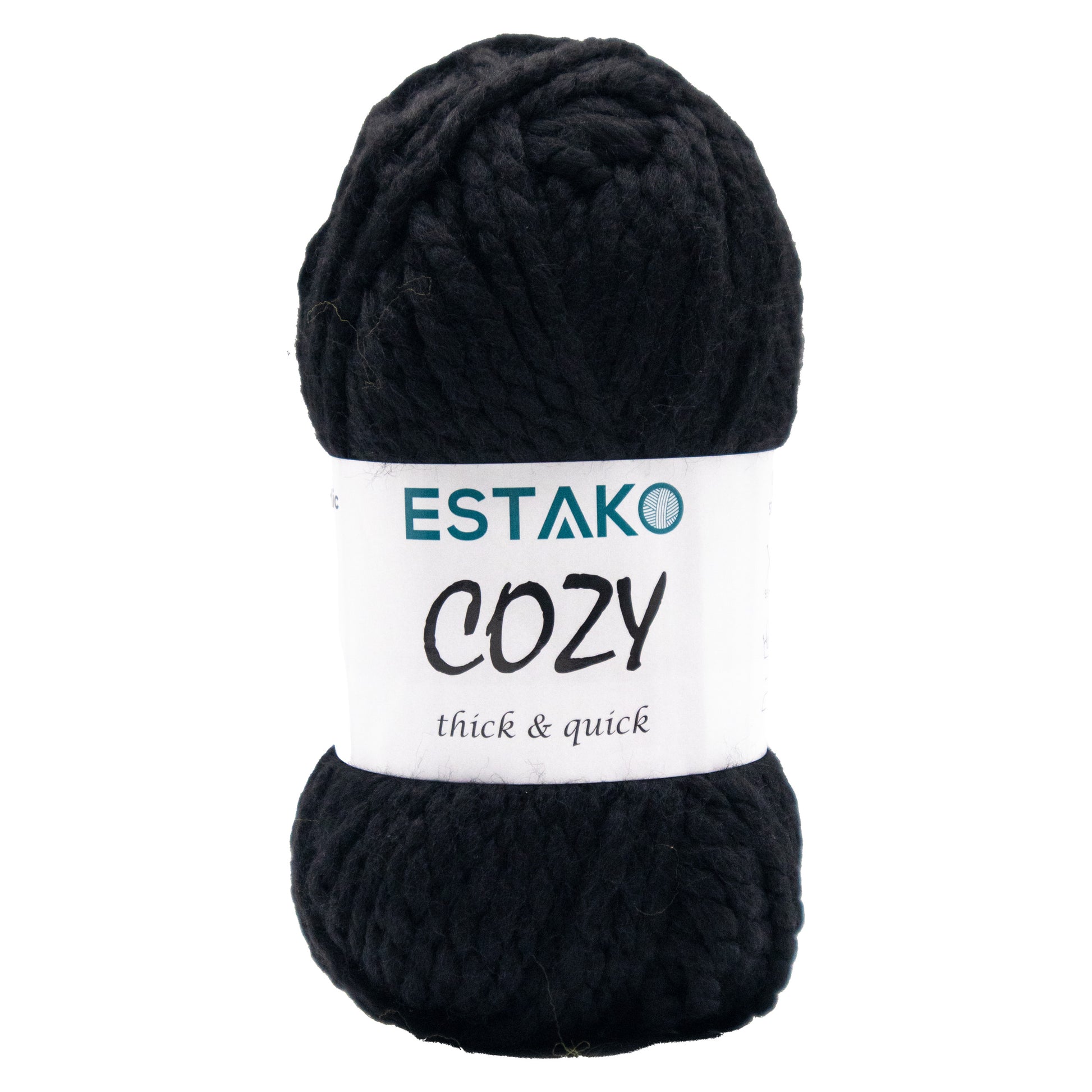 Cozy 50968 - Black yarn — Estako Yarns