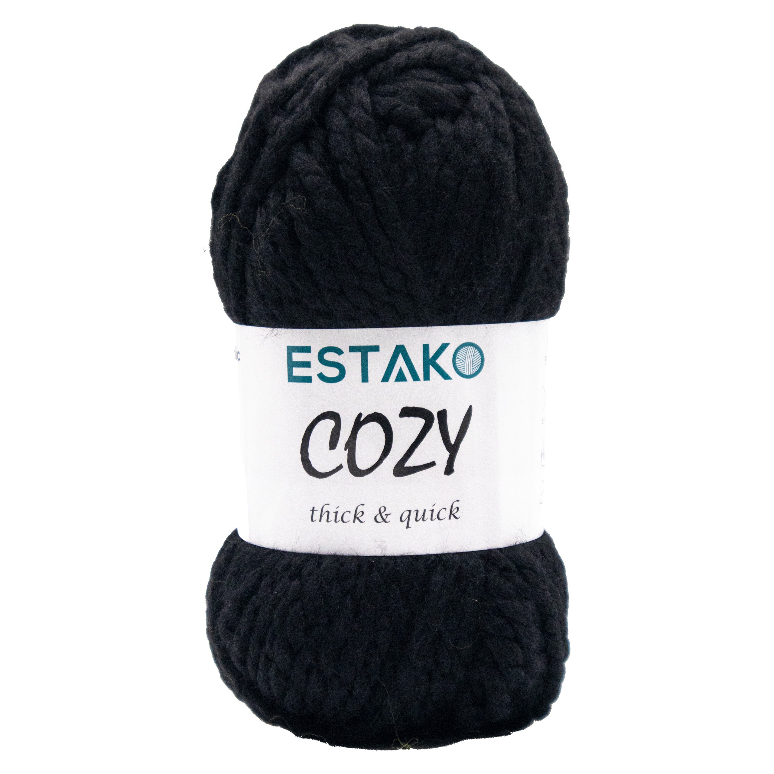 Cozy 50968 - Black yarn — Estako Yarns