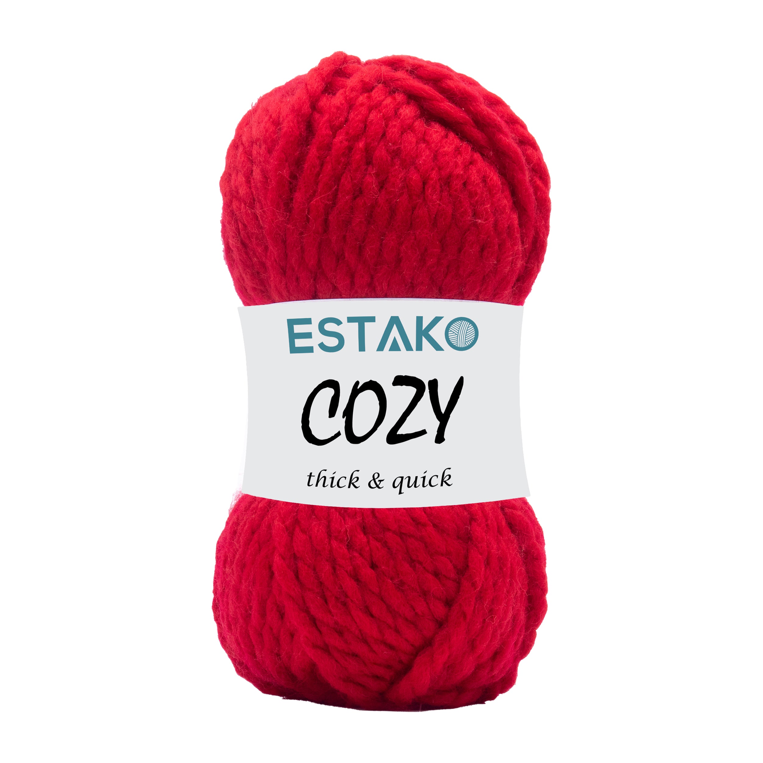 Cozy 53176 - Red yarn — Estako Yarns