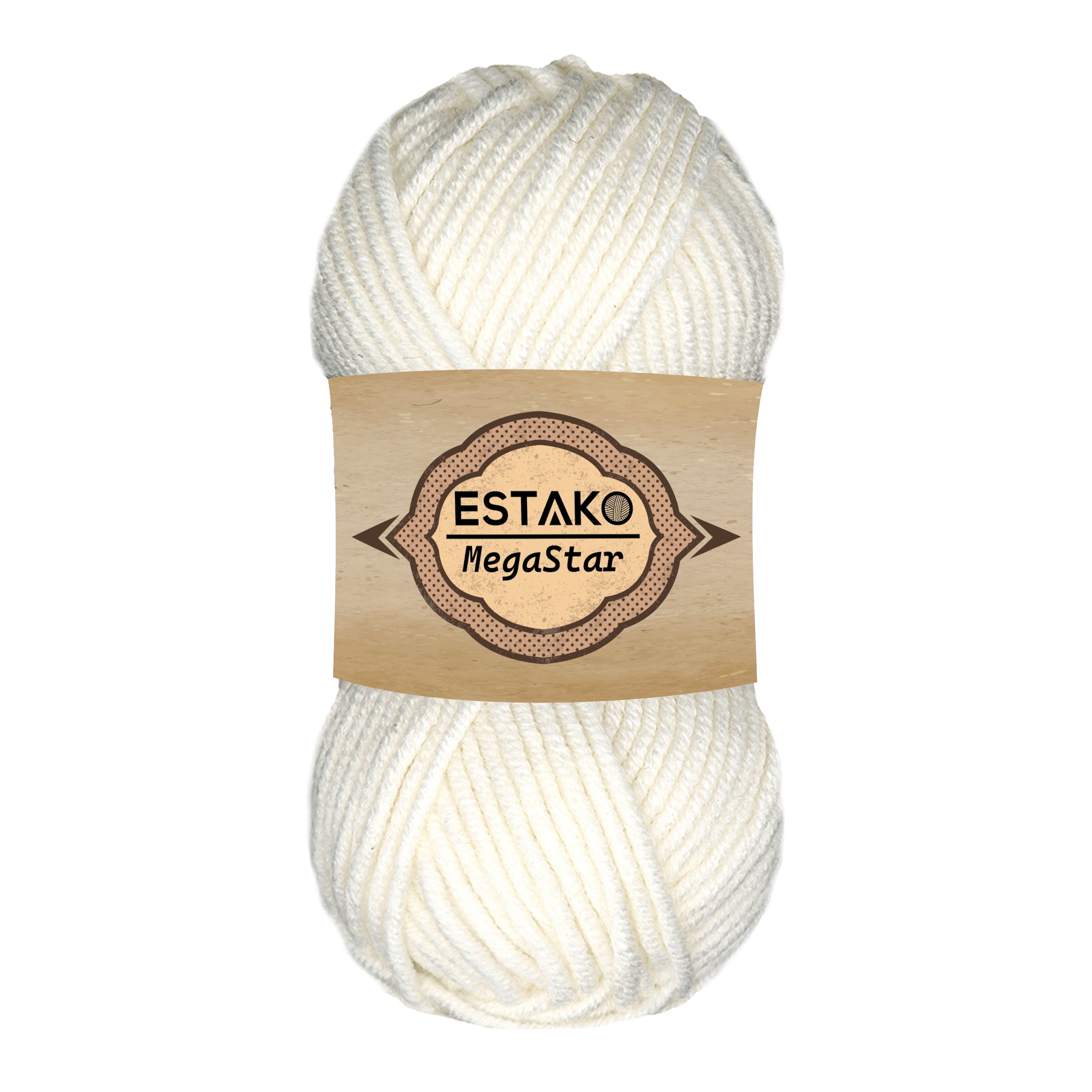Megastar 60187 - White yarn — Estako Yarns