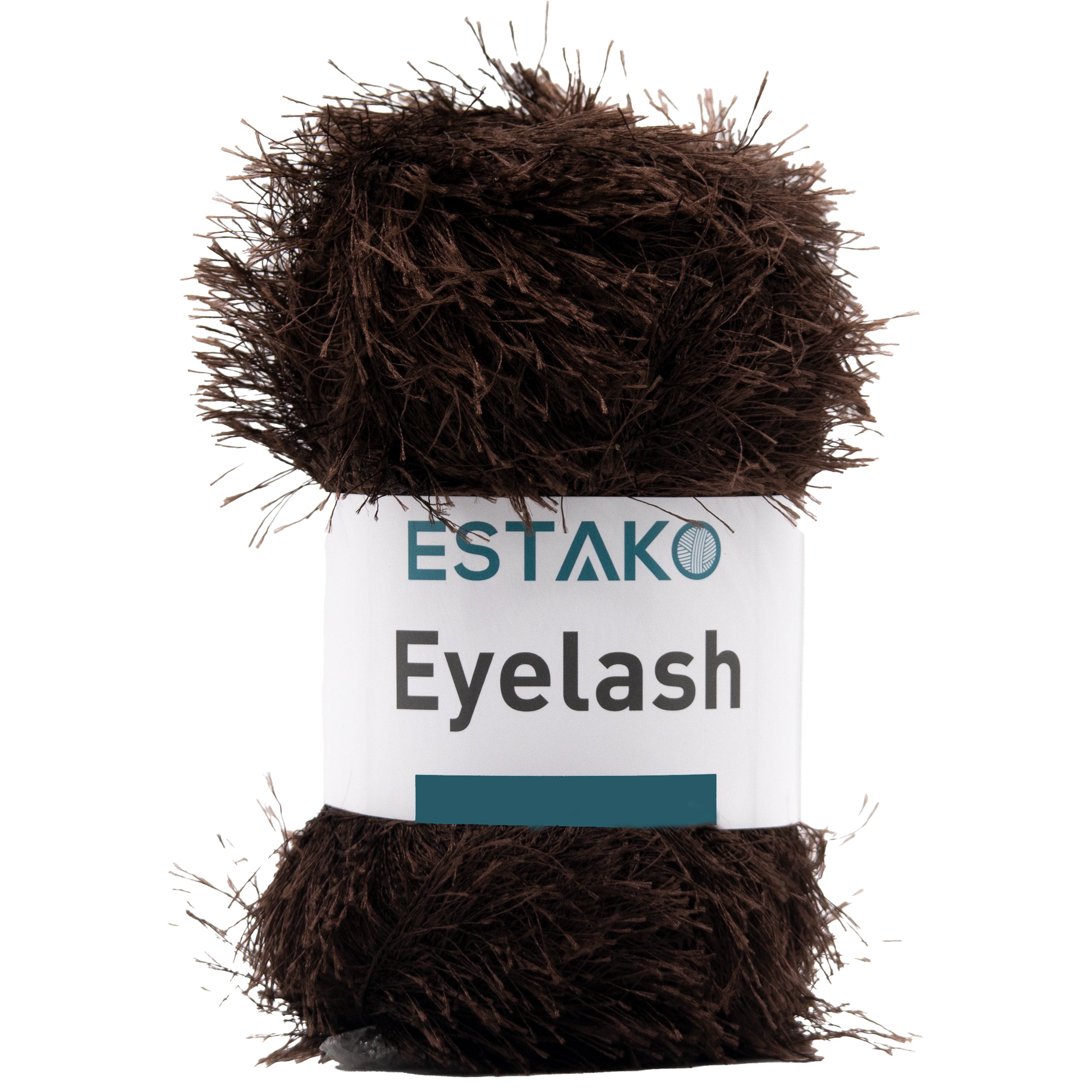Eyelash 6195 - Brown yarn — Estako Yarns