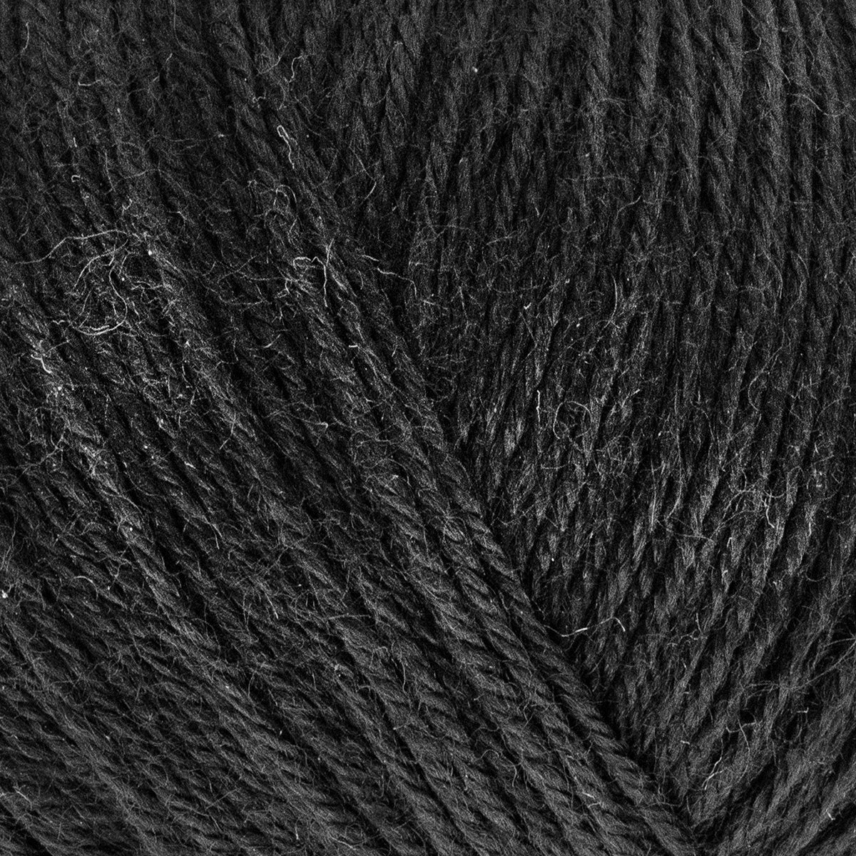 Happy Wool 8003 - Black yarn — Estako Yarns