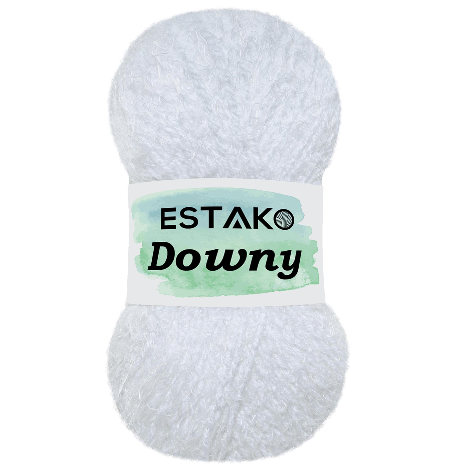 Downy 8110 - White yarn — Estako Yarns