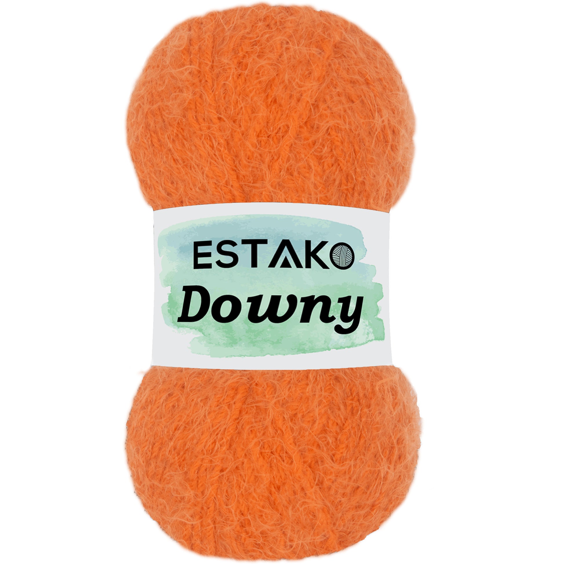 Downy 8710 - Orange yarn — Estako Yarns