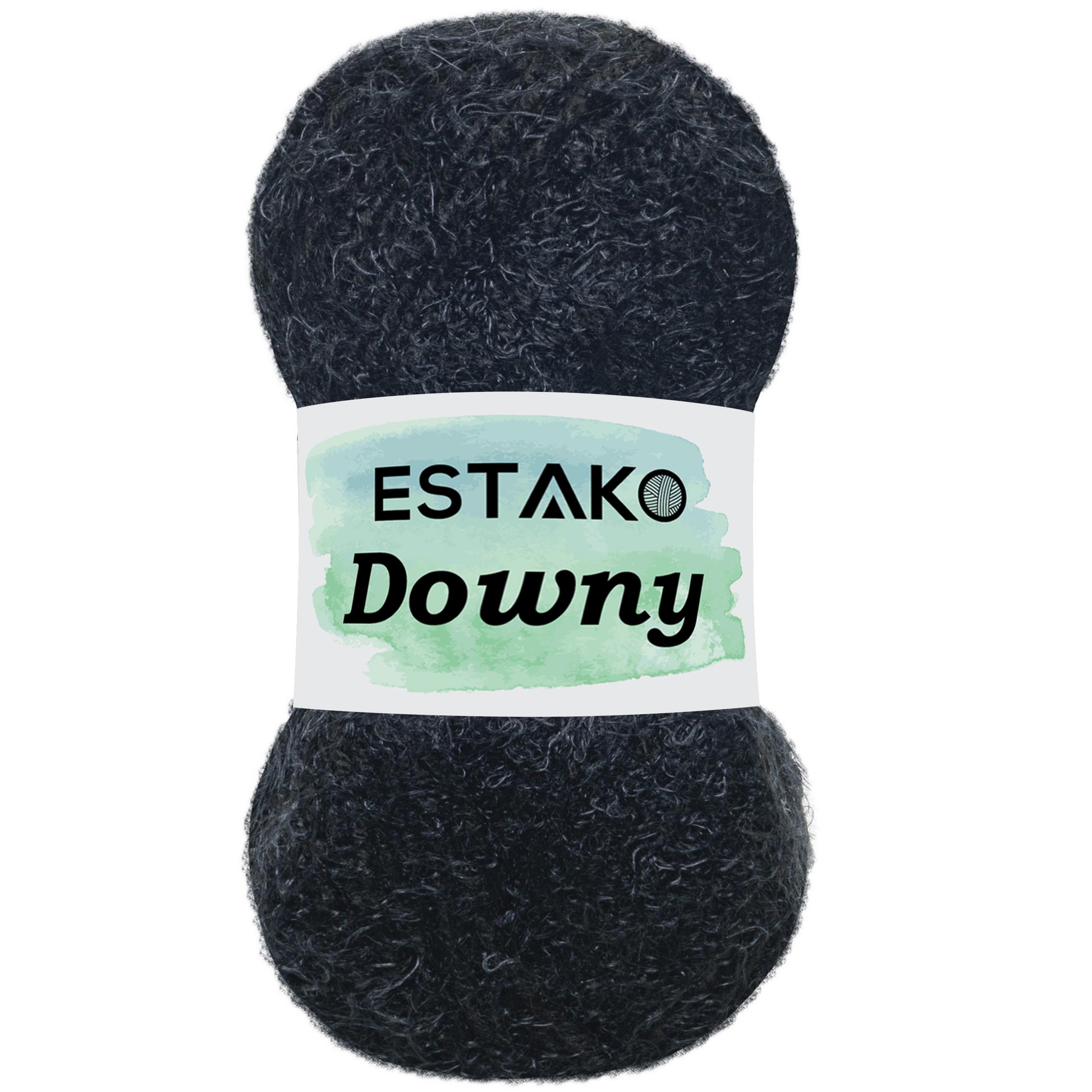 Downy 8810 - Black yarn — Estako Yarns