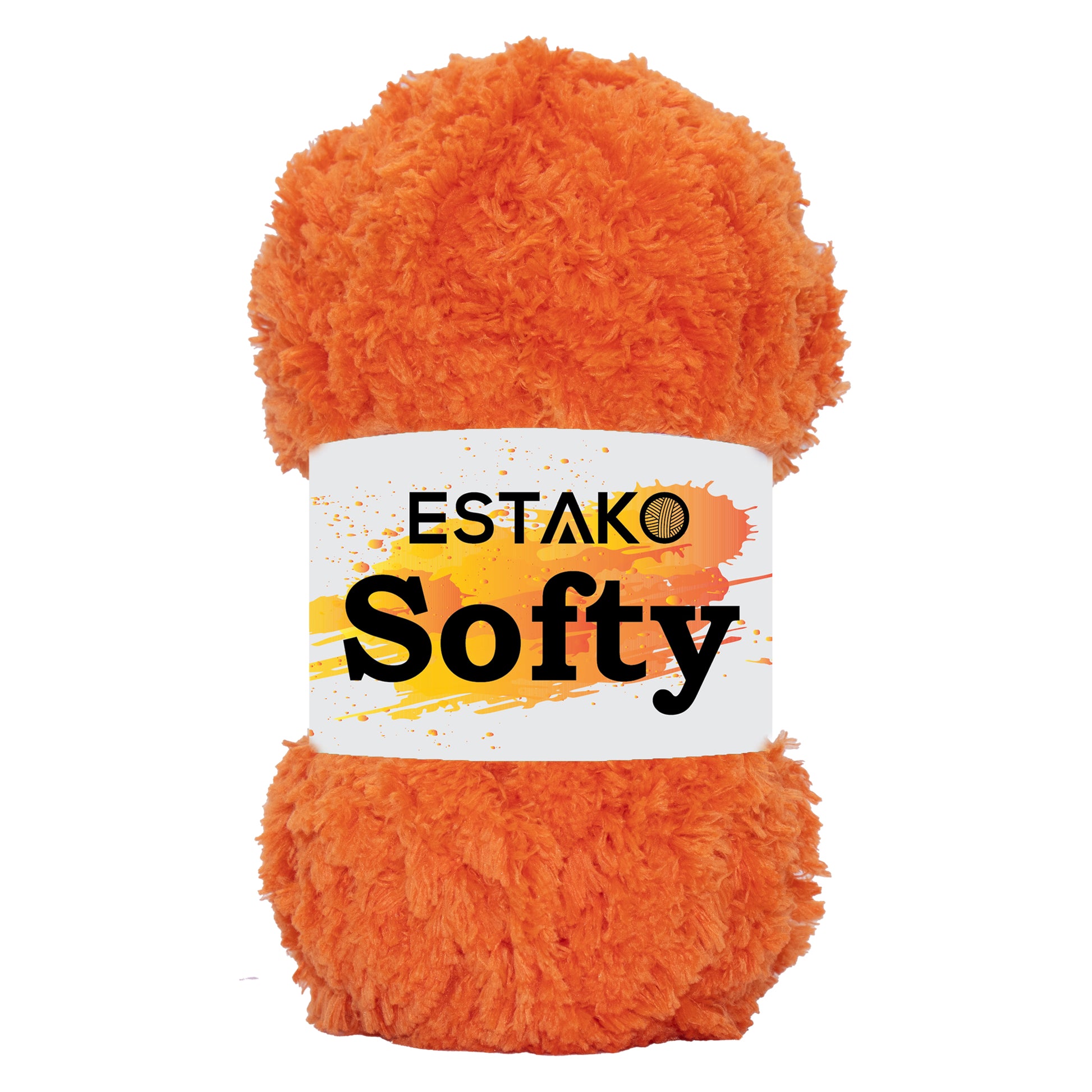 Softy 9720 - Orange yarn — Estako Yarns