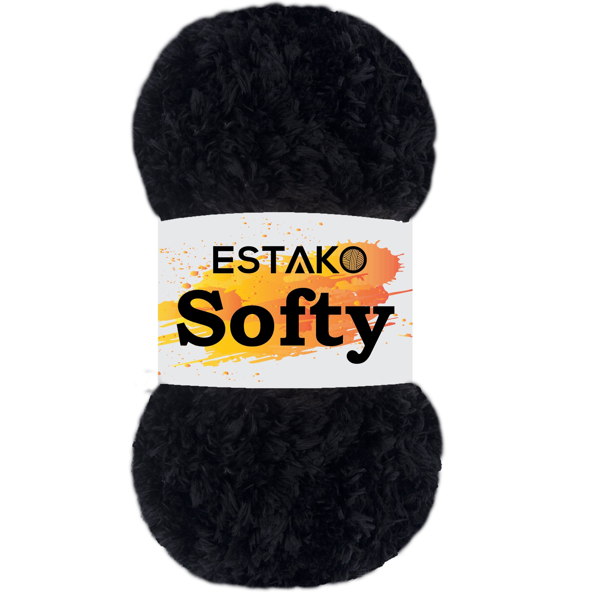 Softy 9810 - Black yarn — Estako Yarns