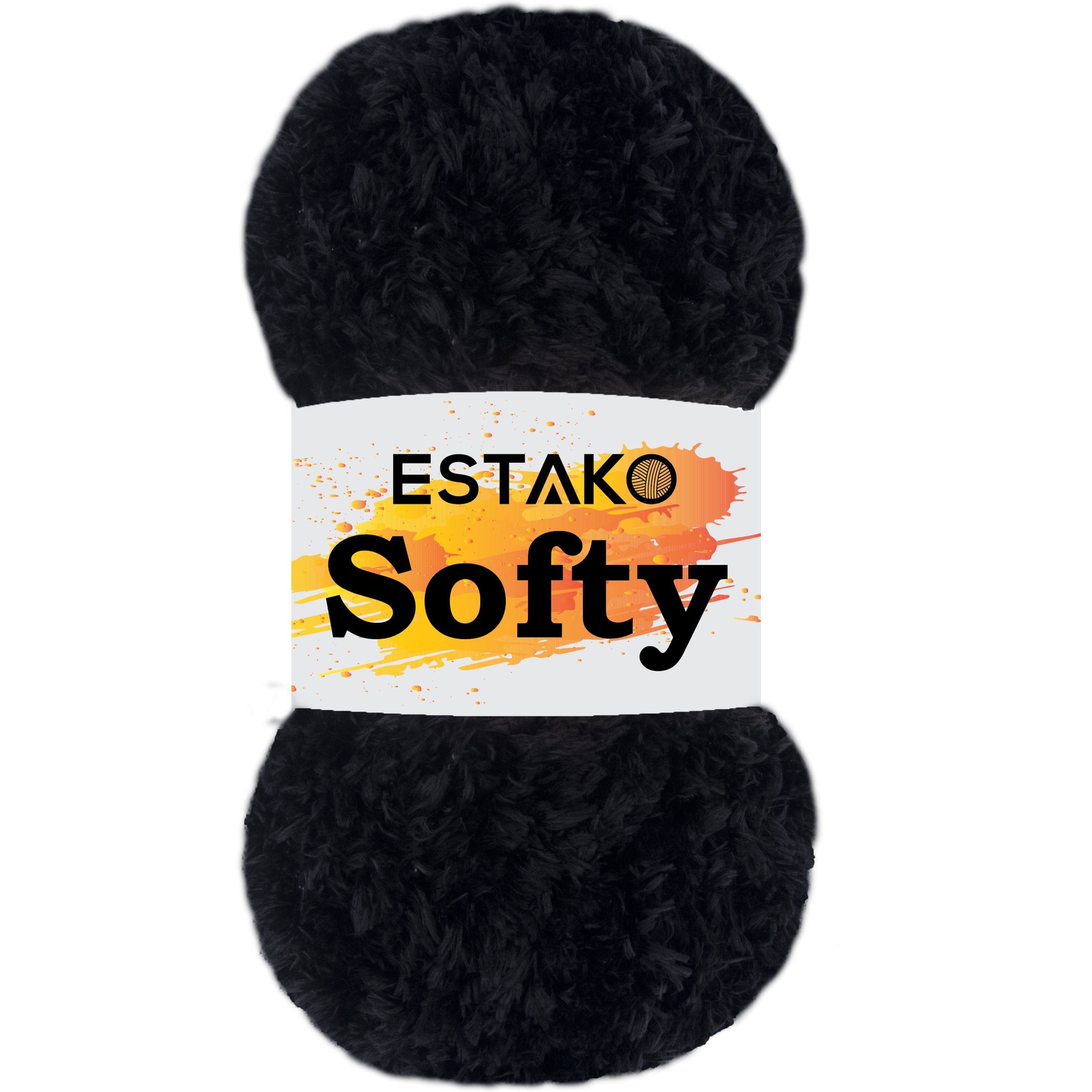 Softy 9810 - Black yarn — Estako Yarns