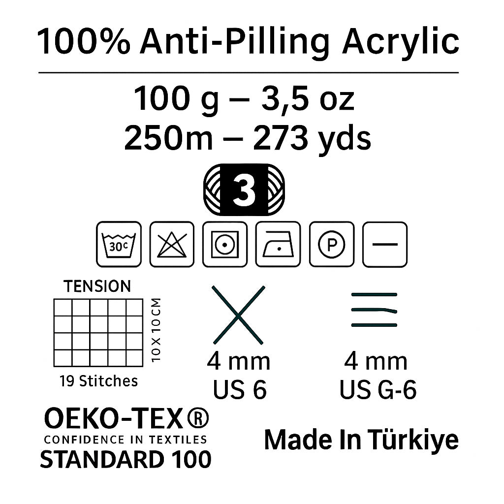 DailyKnit-DK anti-pilling acrylic DK yarn — Estako Yarns