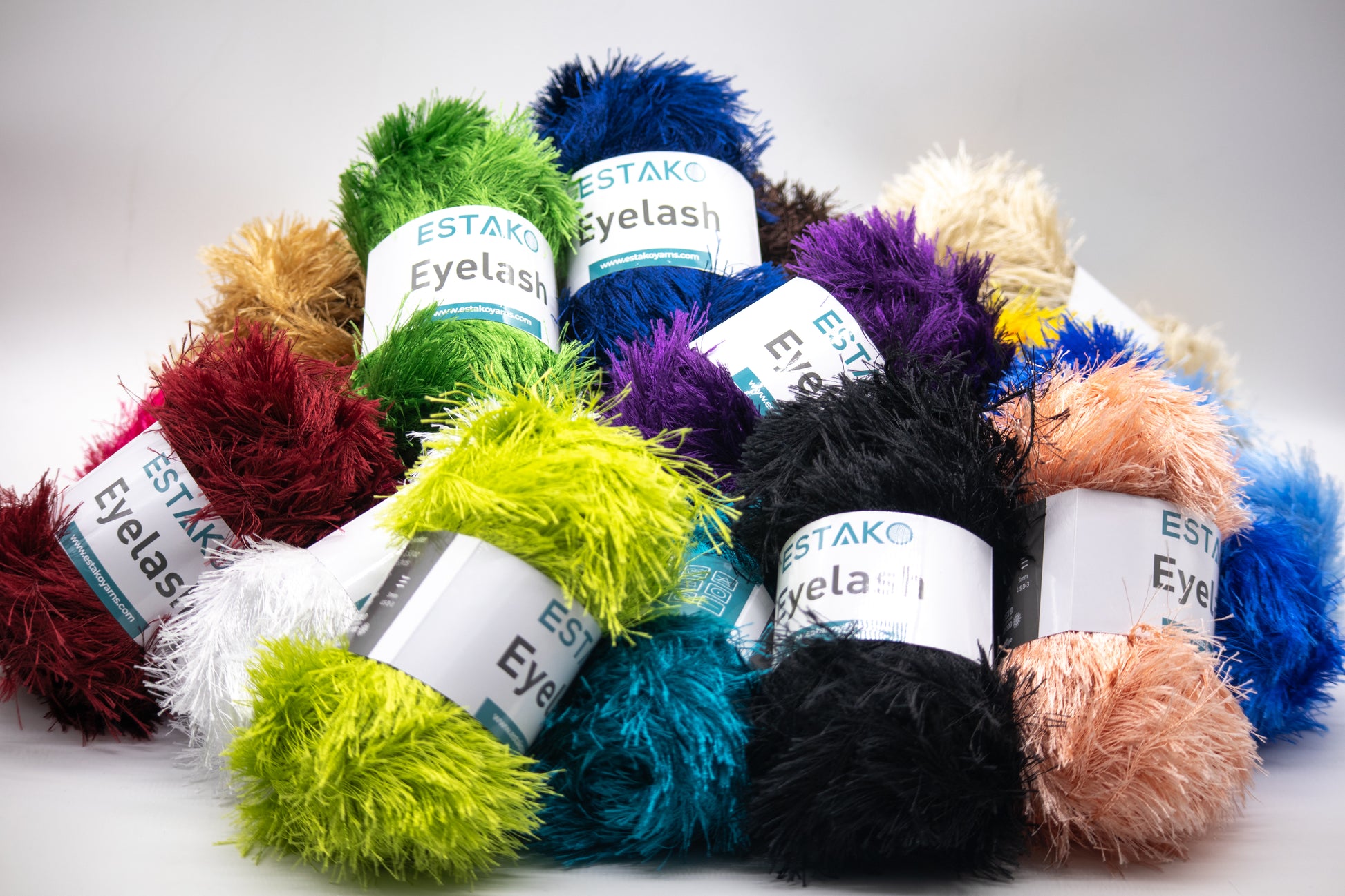 Eyelash novelty faux-fur yarn — Estako Yarns