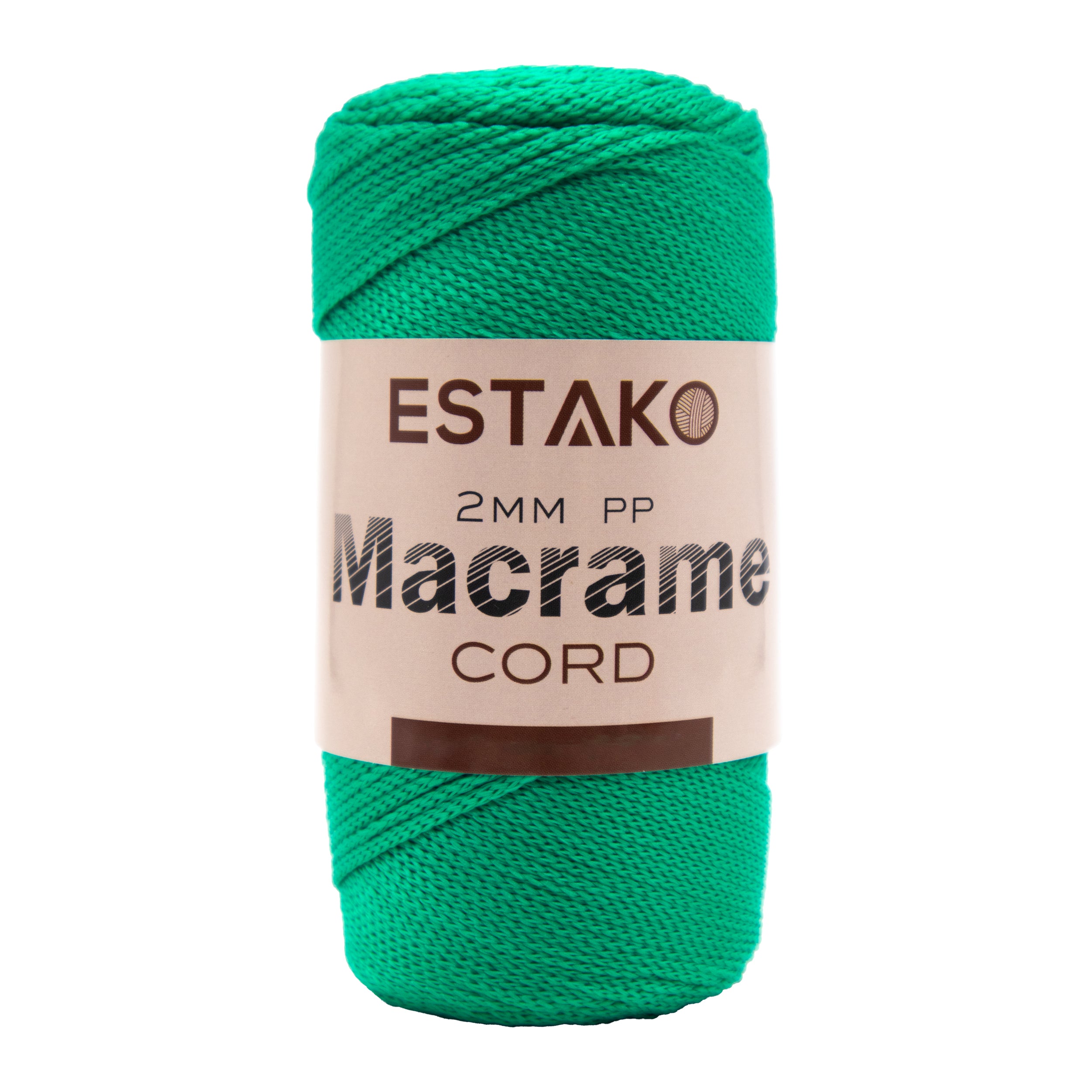 2 mm polypropylene macramé cord — Estako Yarns