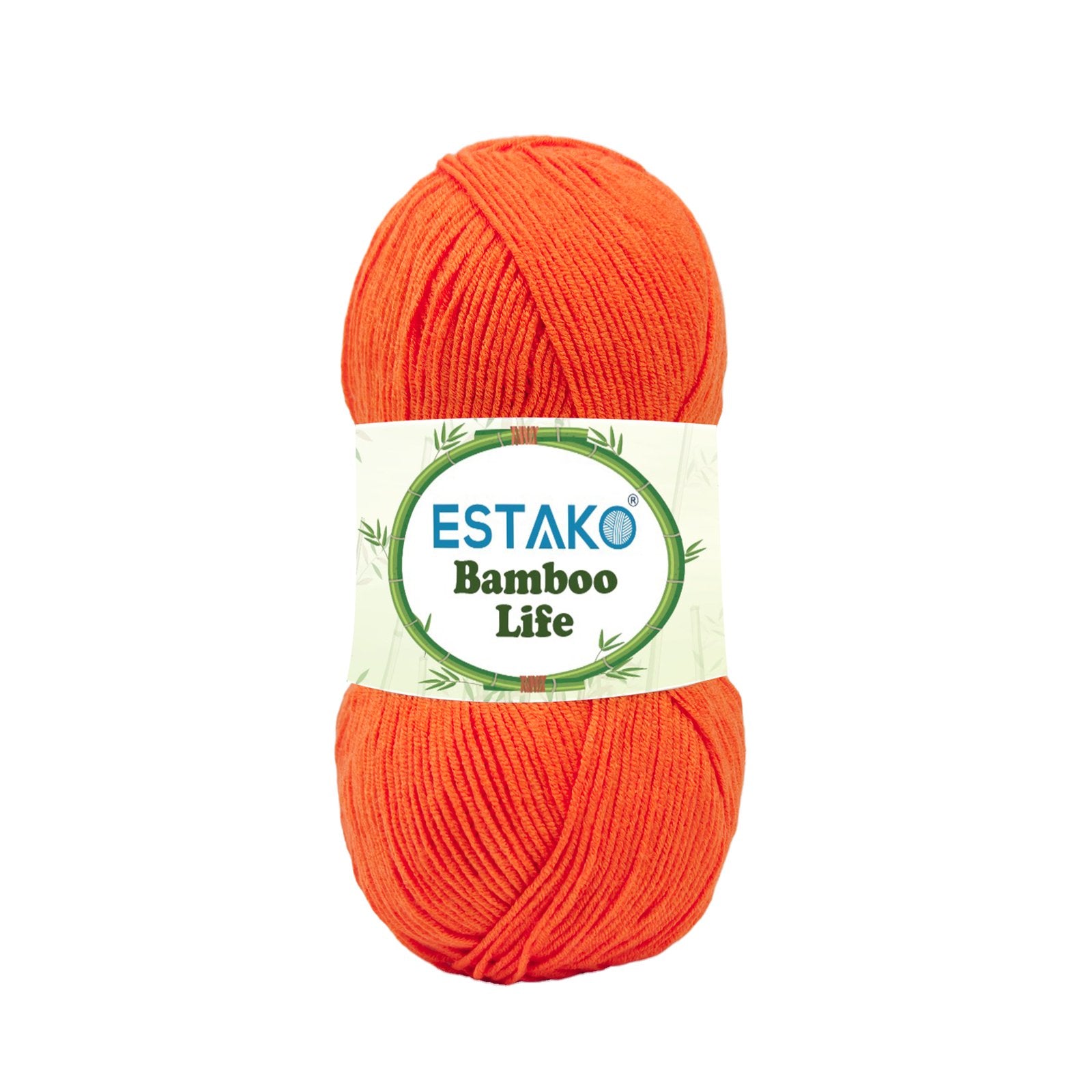 Bamboo Life 2327 - Orange yarn | Estako Yarns