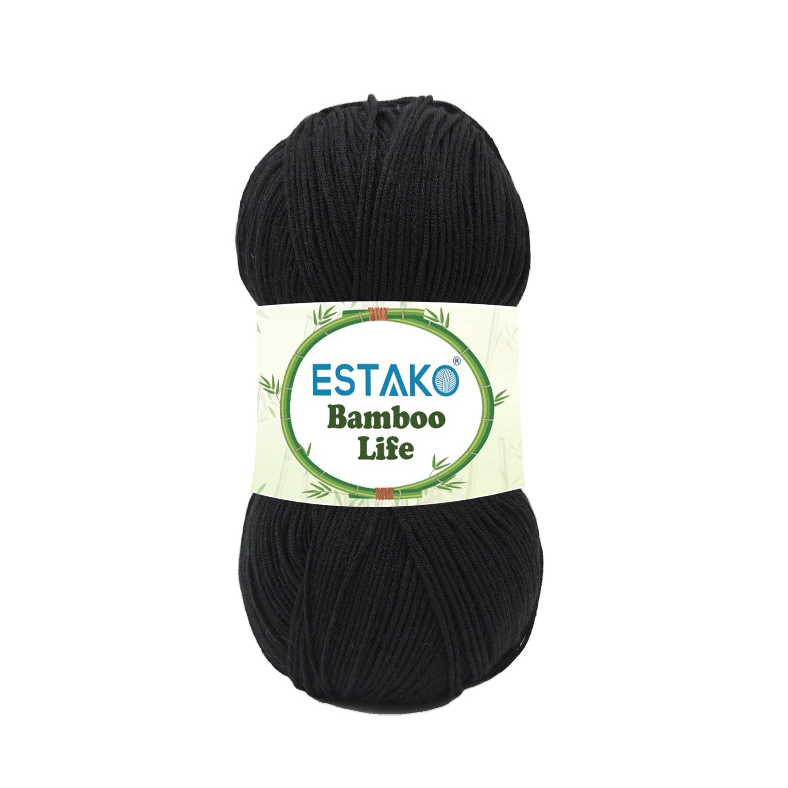 Bamboo Life 6500 - Black yarn | Estako Yarns
