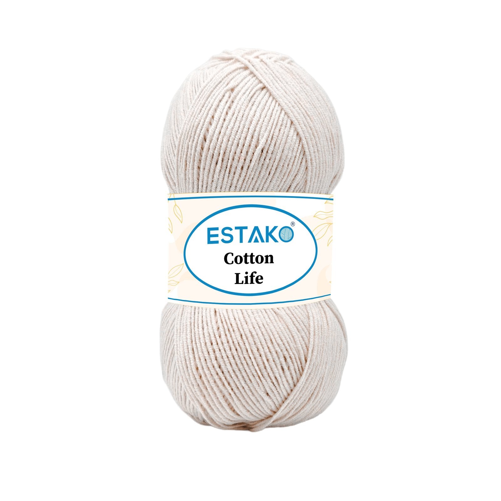 Cotton Life 1066 - Ecru yarn | Estako Yarns
