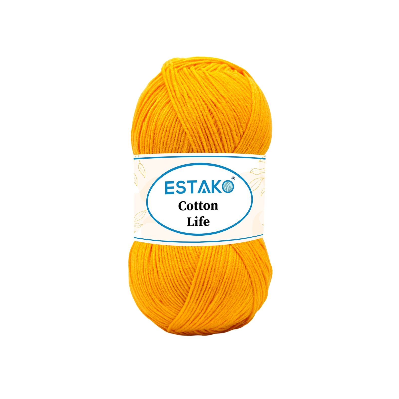 Cotton Life 2032 - Golden Yellow yarn | Estako Yarns