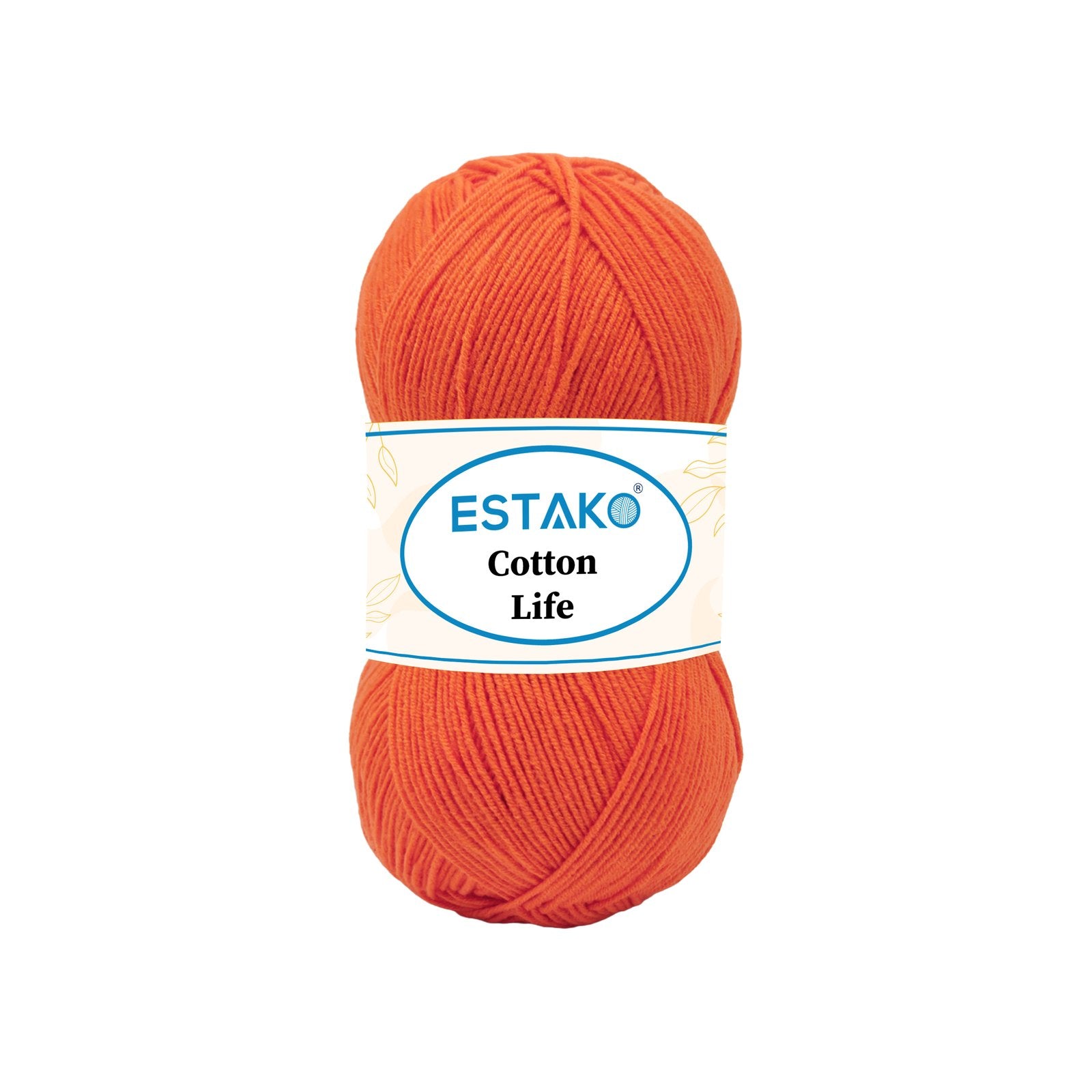 Cotton Life 2327 - Orange yarn | Estako Yarns