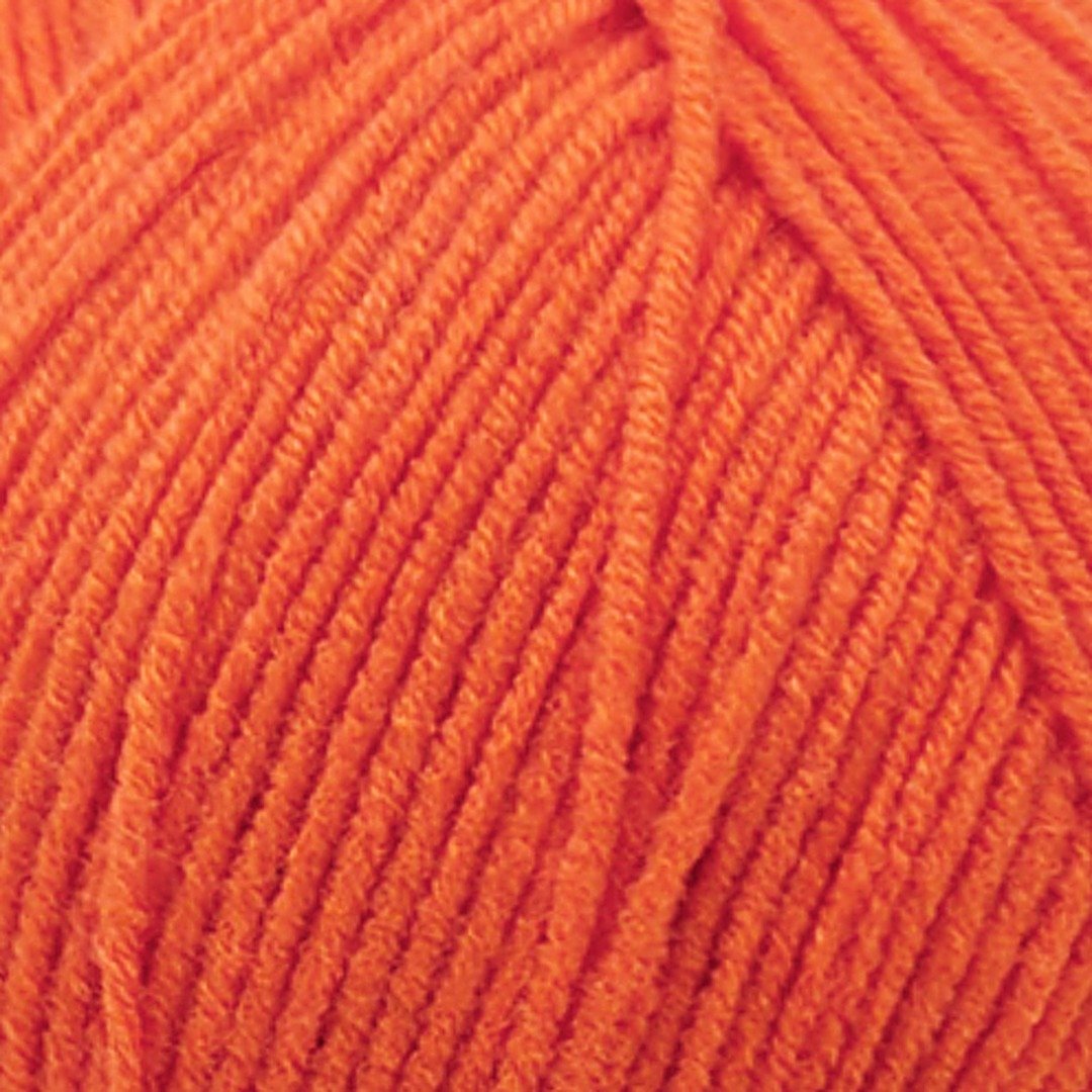 Cotton Life 2327 - Orange yarn close up | Estako Yarns