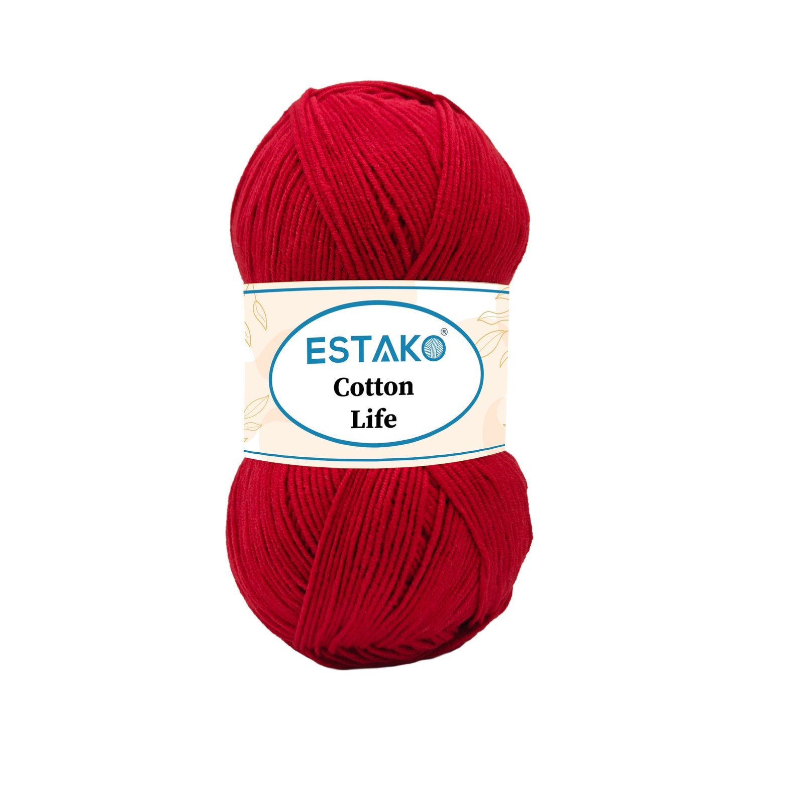 Cotton Life 3136 - Red yarn | Estako Yarns