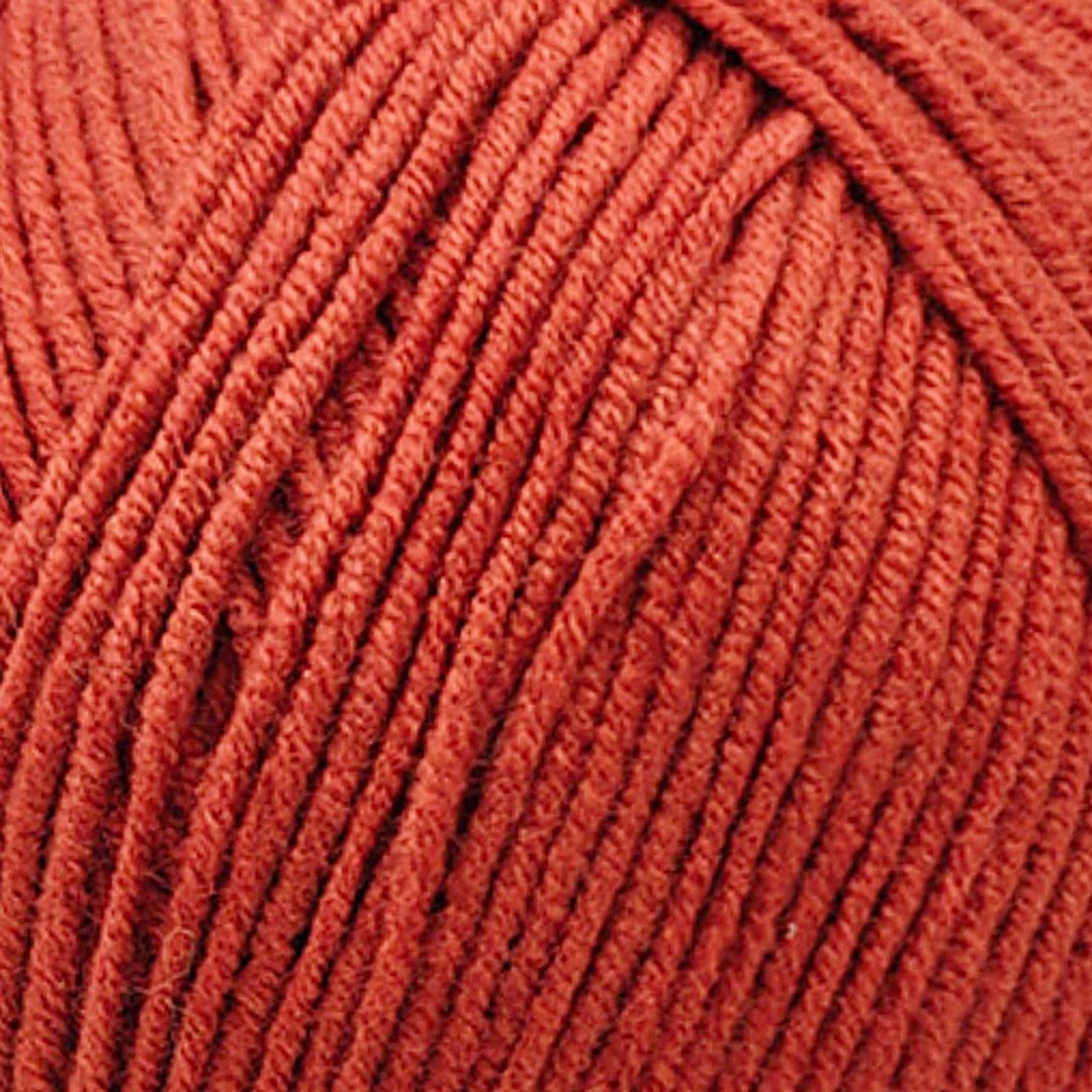 Cotton Life 3217 - Terracotta yarn close up | Estako Yarns