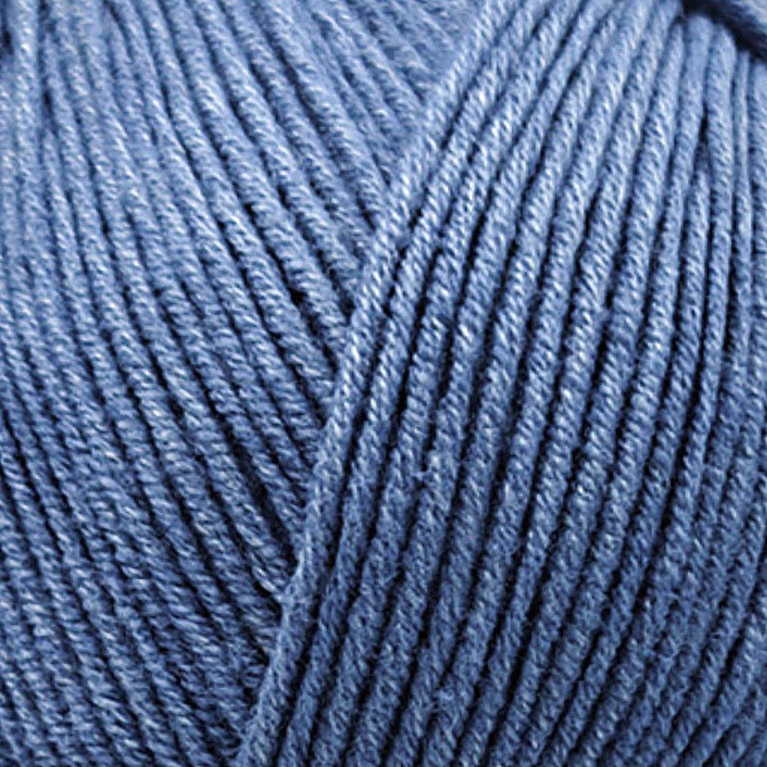 Cotton Life 5319 - Denim Blue yarn close up | Estako Yarns