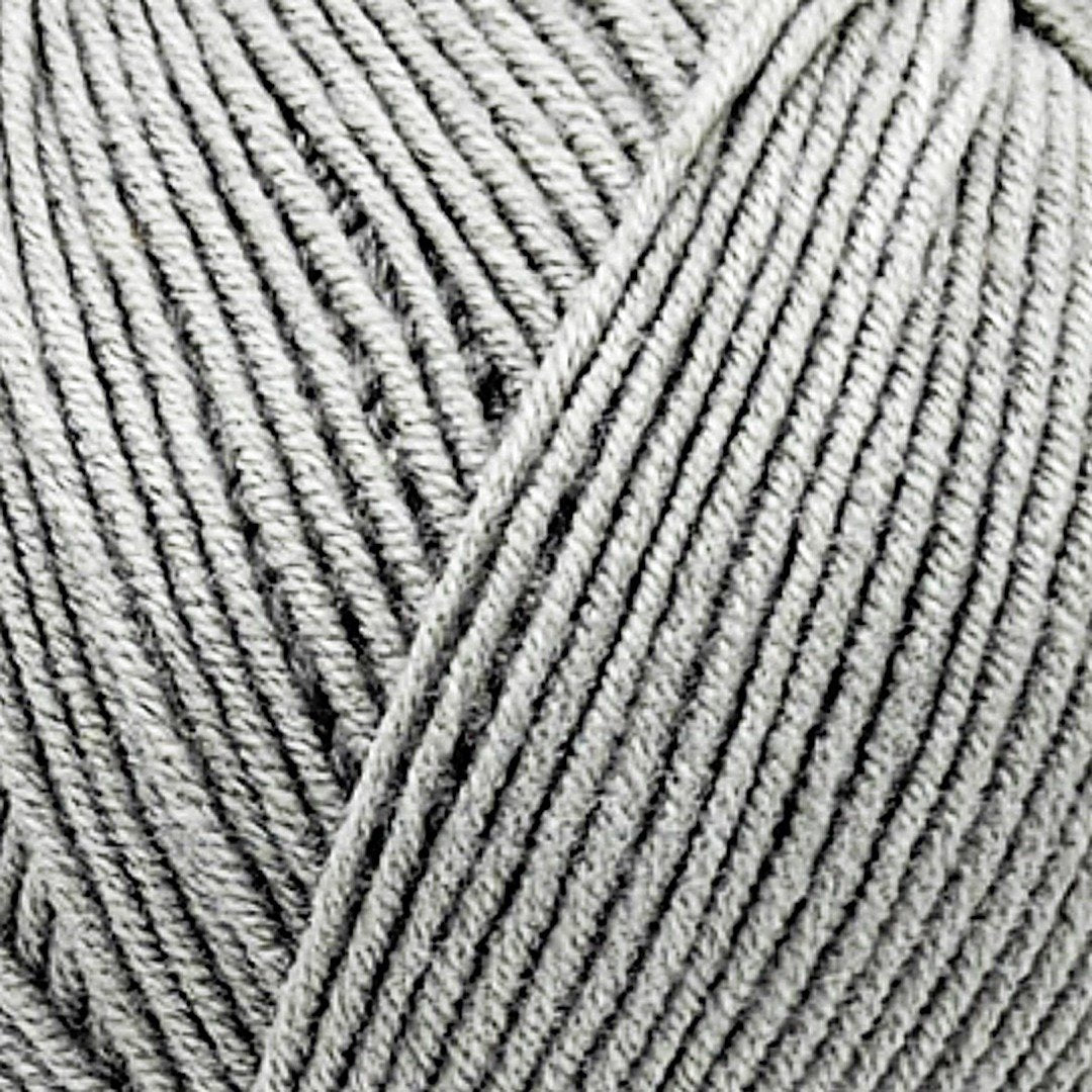 Cotton Life 6041 - Grey yarn close up | Estako Yarns