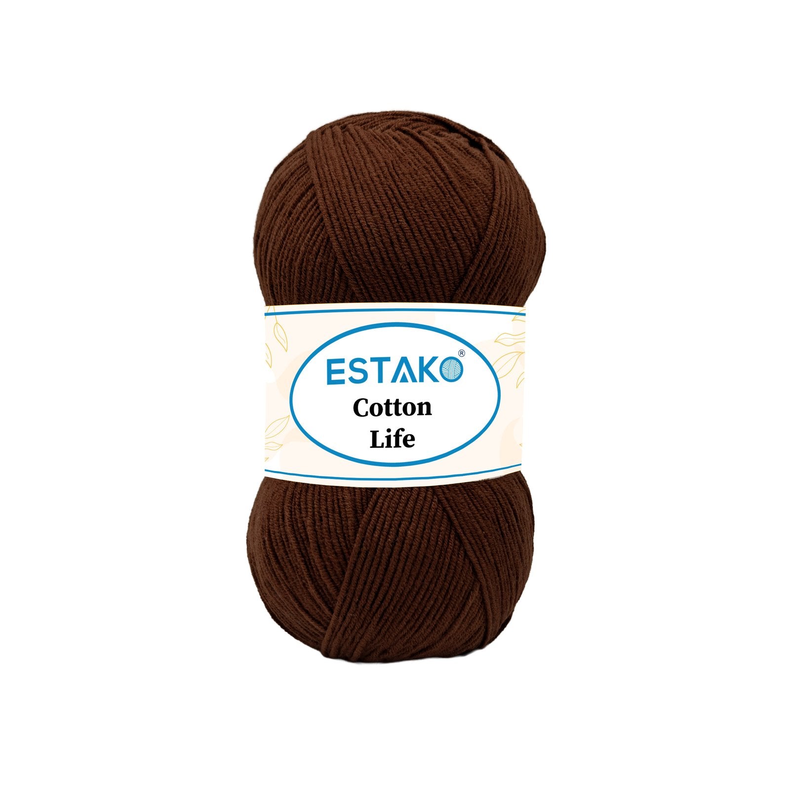 Cotton Life 7230 - Brown yarn | Estako Yarns