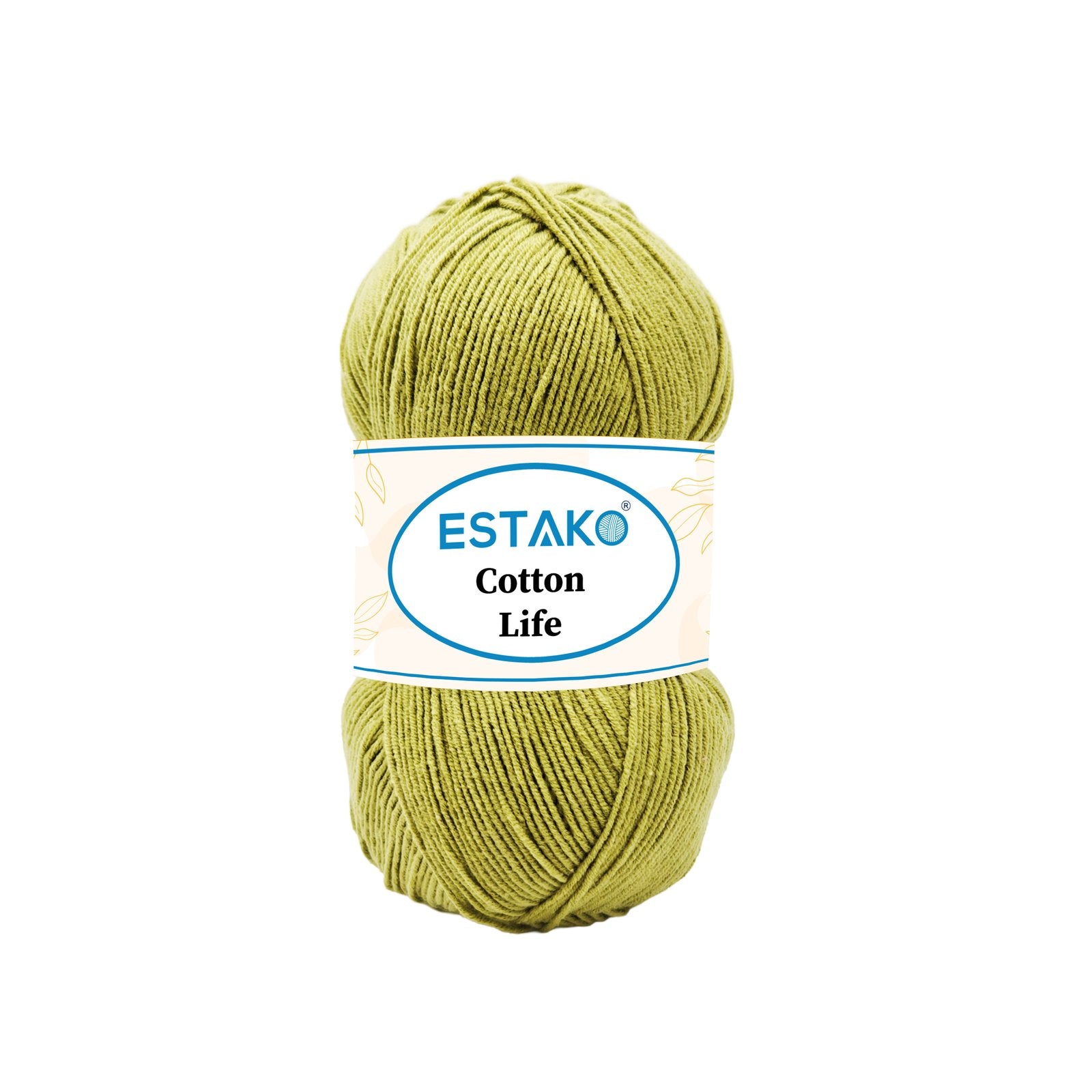 Cotton Life 8162 - Olive Green yarn | Estako Yarns