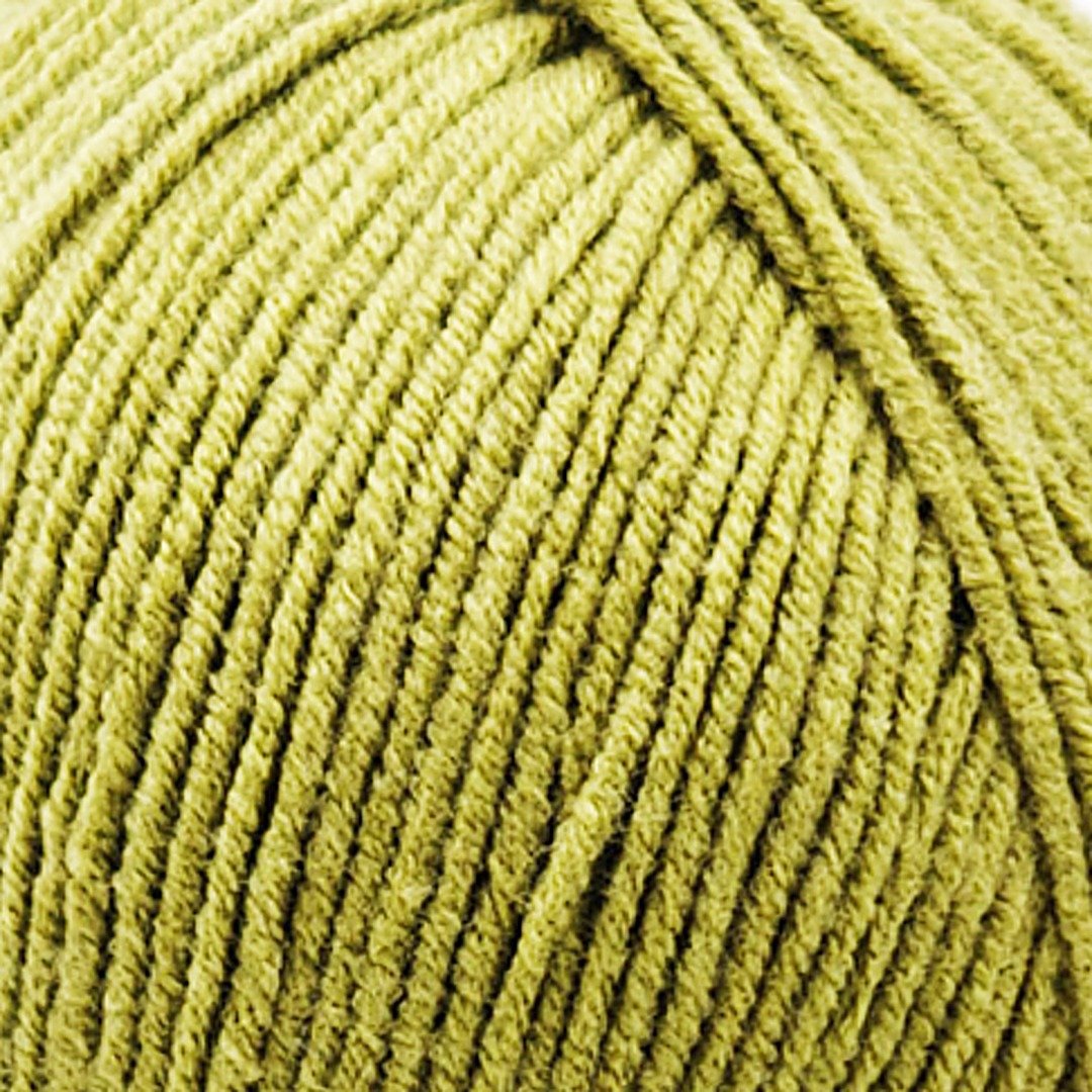 Cotton Life 8162 - Olive Green yarn close up | Estako Yarns