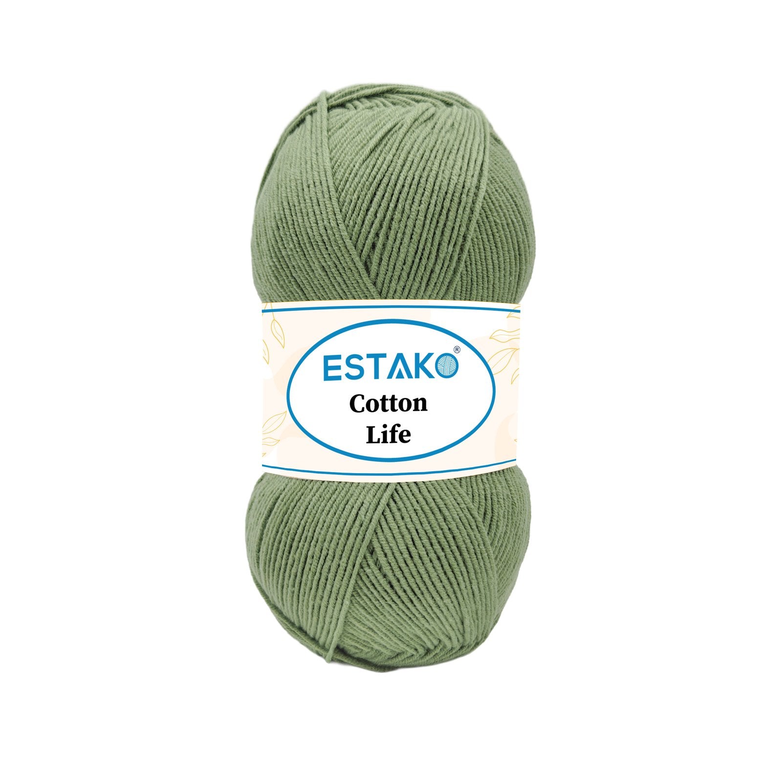 Cotton Life 8163 - Sage Green yarn | Estako Yarns