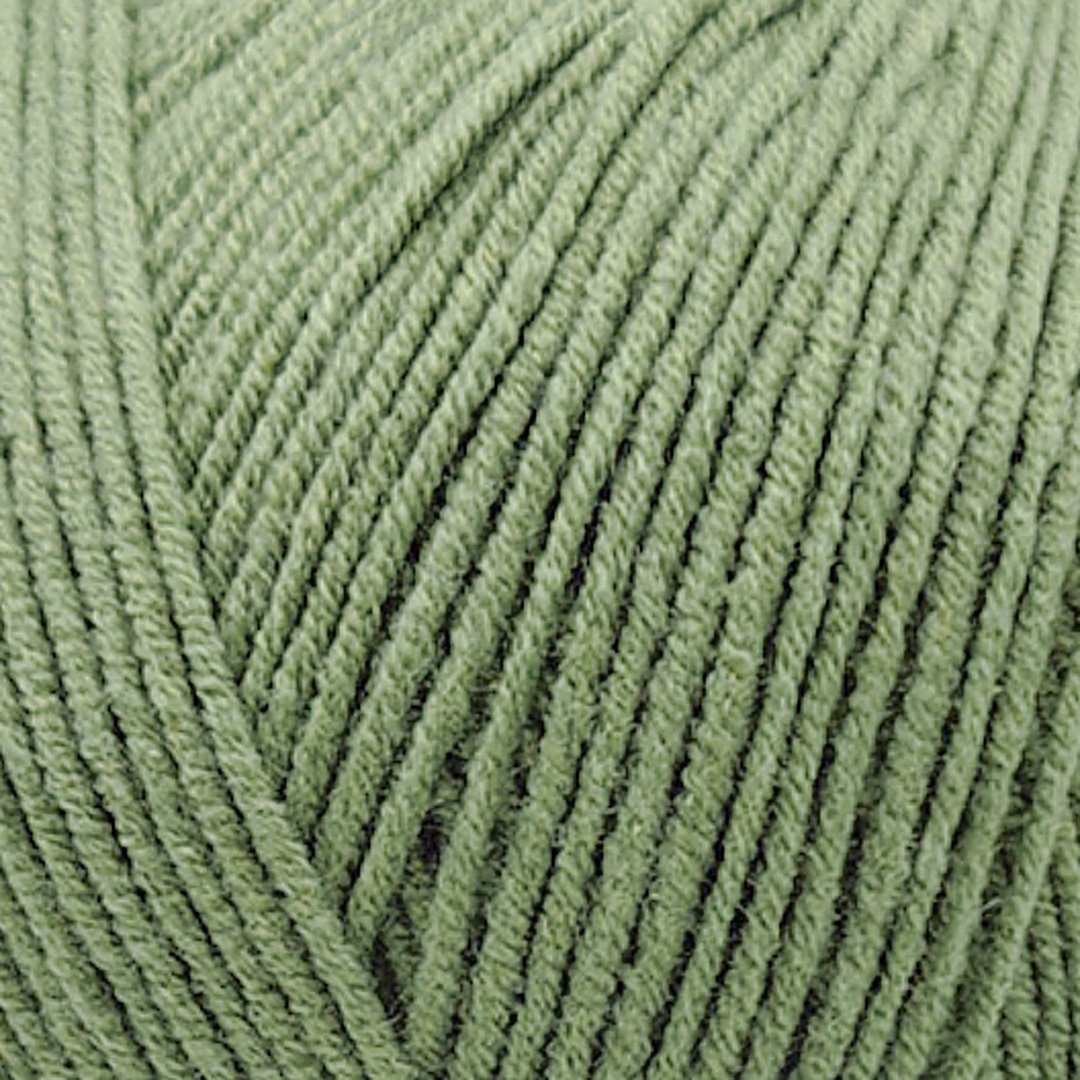 Cotton Life 8163 - Sage Green yarn close up | Estako Yarns
