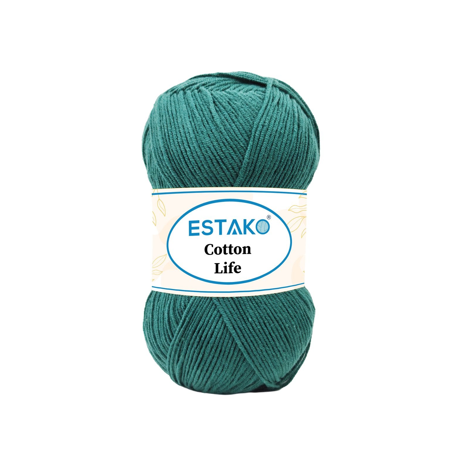 Cotton Life 8166 - Dark Teal yarn | Estako Yarns